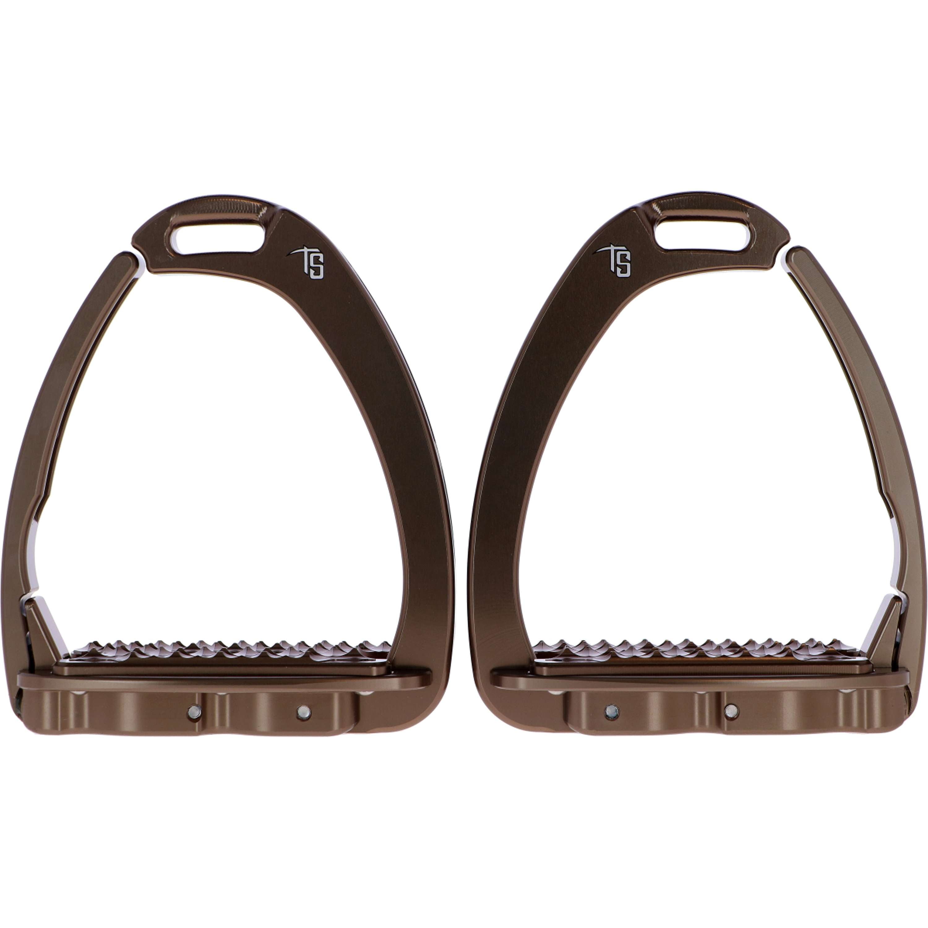 Tech Stirrups Stirrups Venice Sloped Evo Swarovski Brown