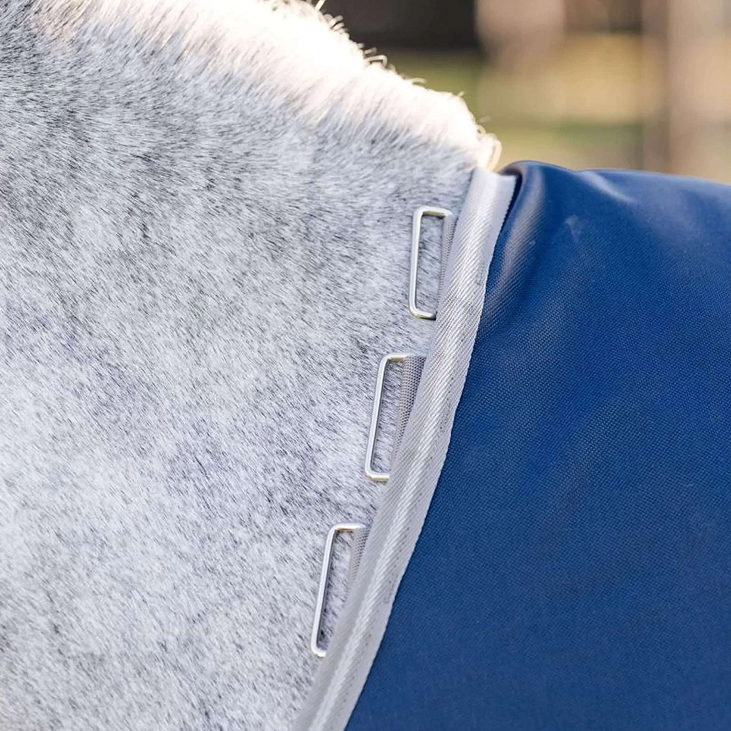 Amigo Turnout 1200D Plus Pony 0g Navy/Titanium Grey/Silver