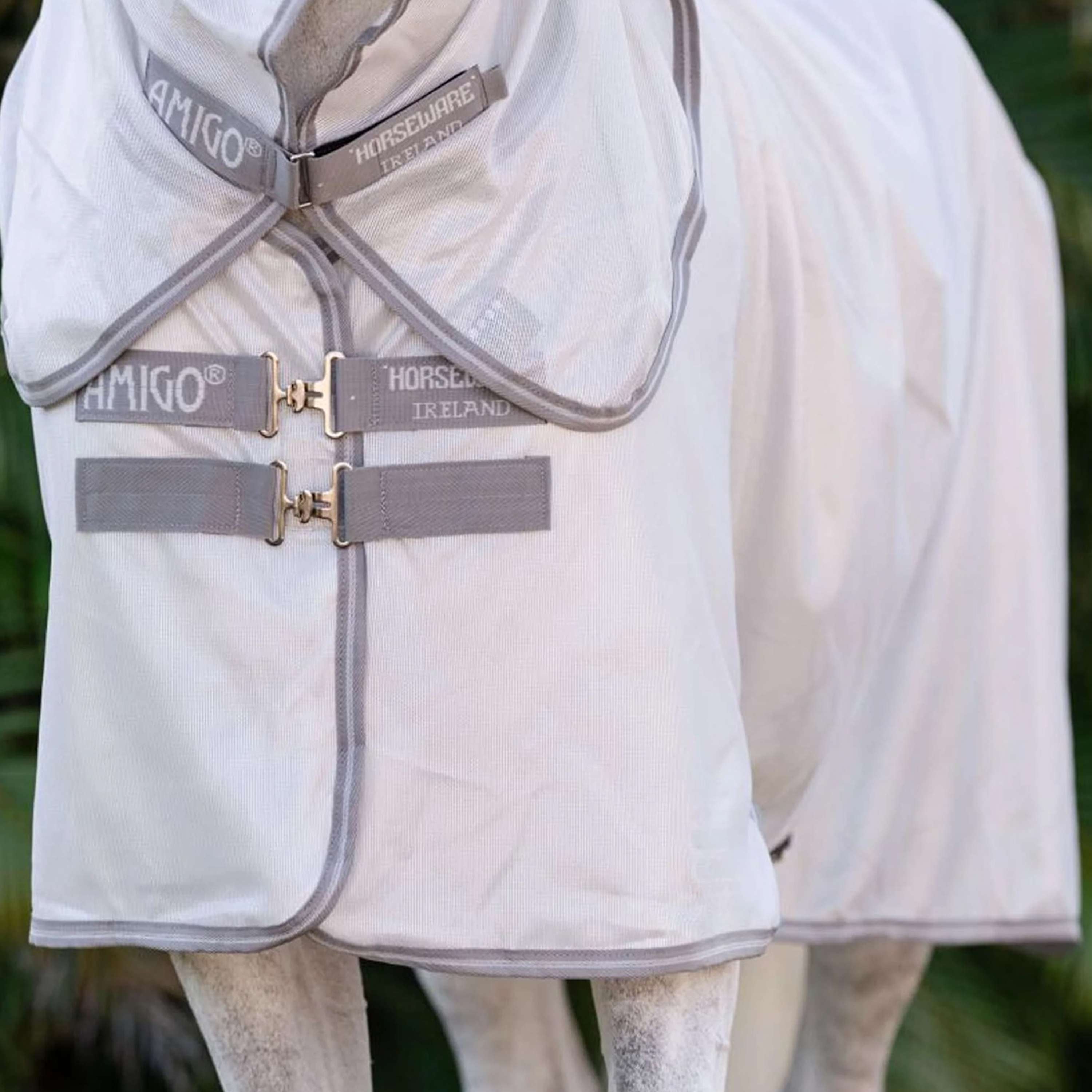 Amigo Fly Rug Integrated Silver/Titanium Grey/Silver
