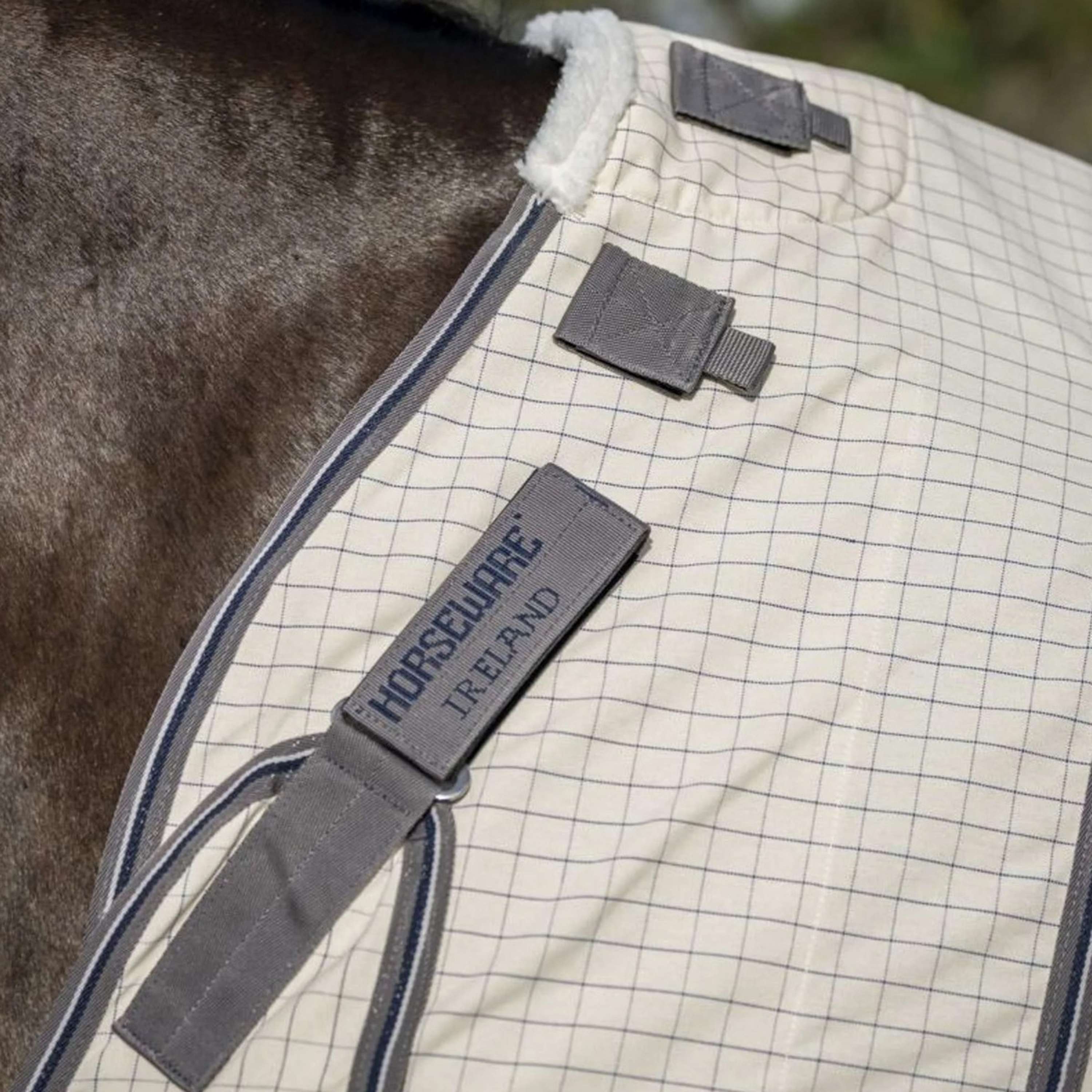 Rambo Optimo Supreme Summer Sheet Plus Navy check/Thunderstorm Grey/Silver
