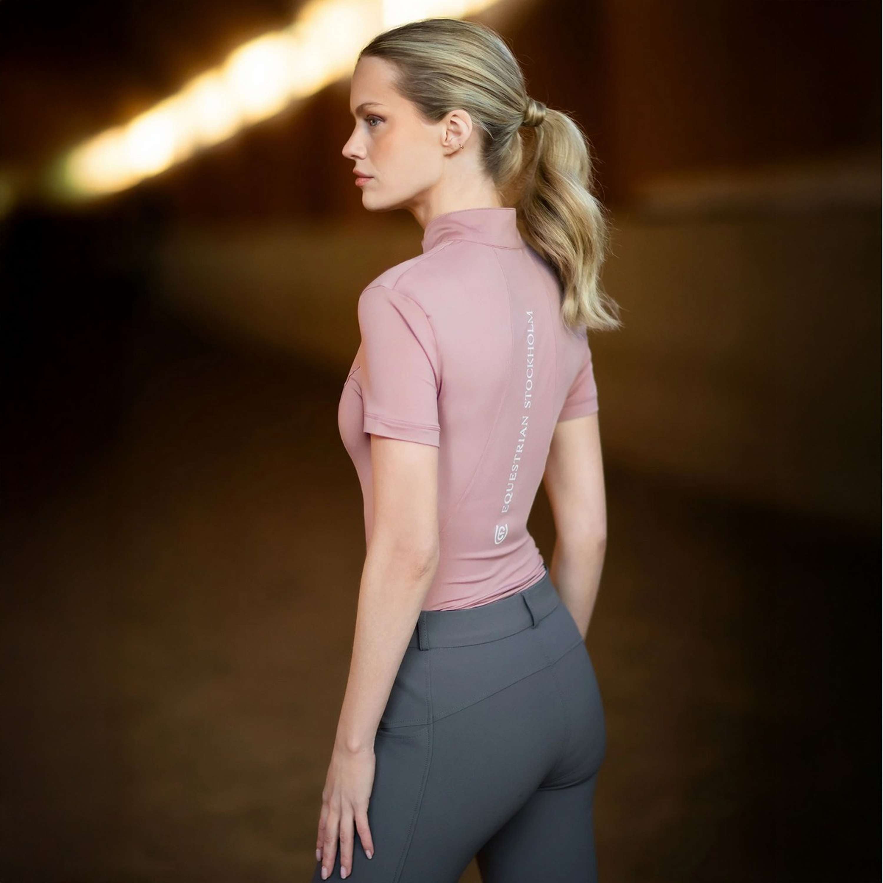 Equestrian Stockholm Shirt UV Protection Pink