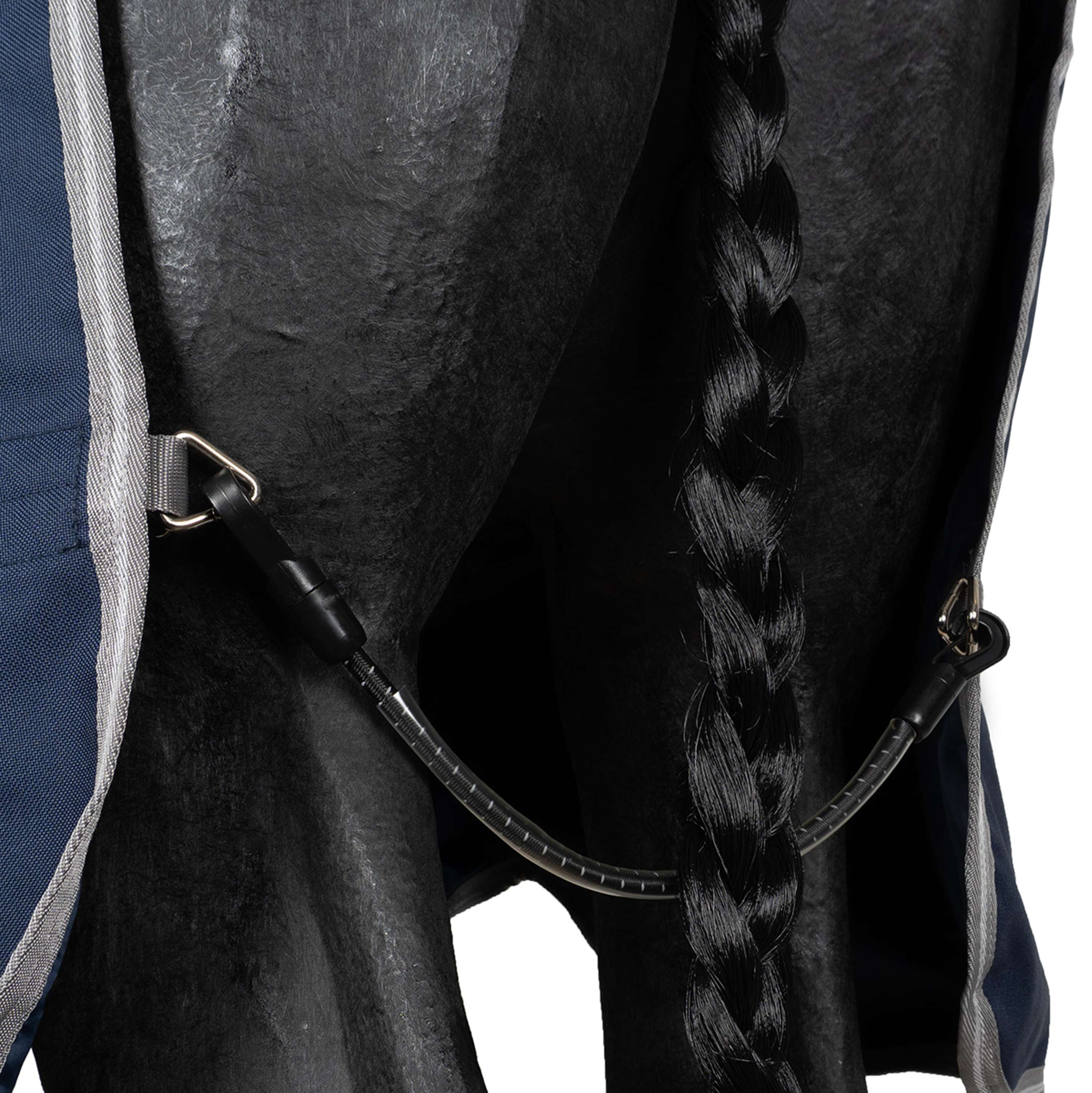 Amigo Turnout Rug FieldSafe Plus 1200D 250g Navy/Titanium Grey/Silver