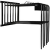 Agradi Horse Rug Rack for 6 Rugs Metal S Black
