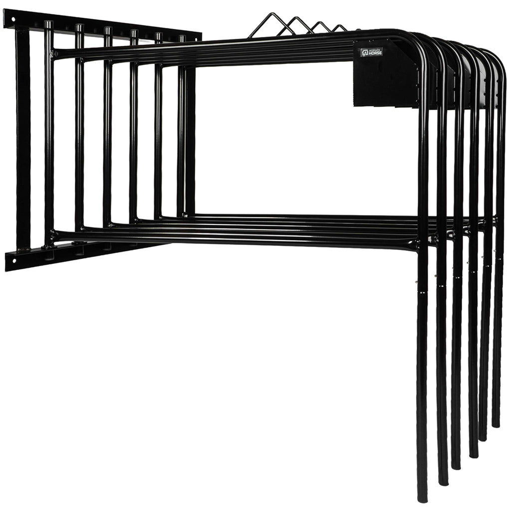 Agradi Horse Rug Rack for 6 Rugs Metal S Black
