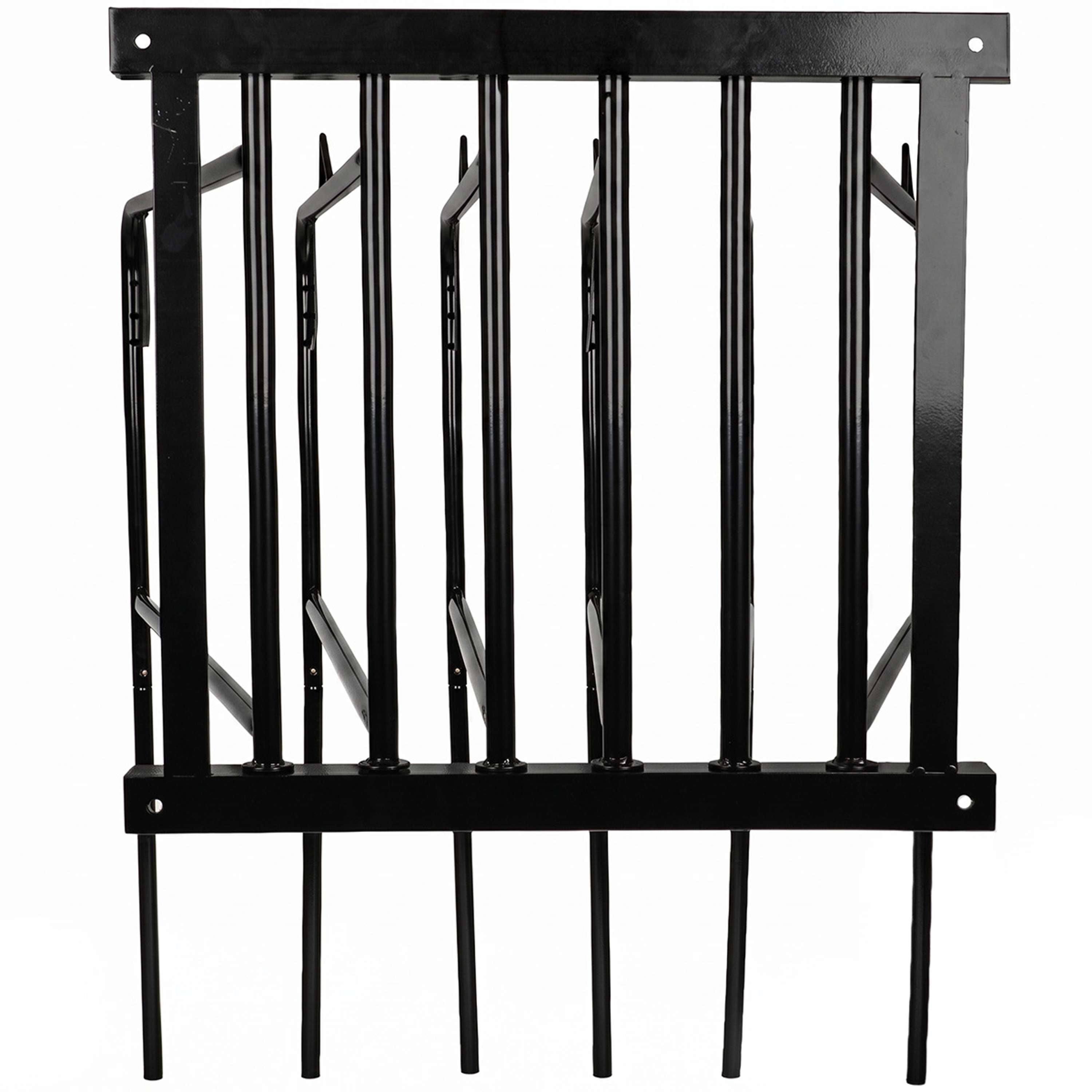 Agradi Horse Rug Rack for 6 Rugs Metal S Black