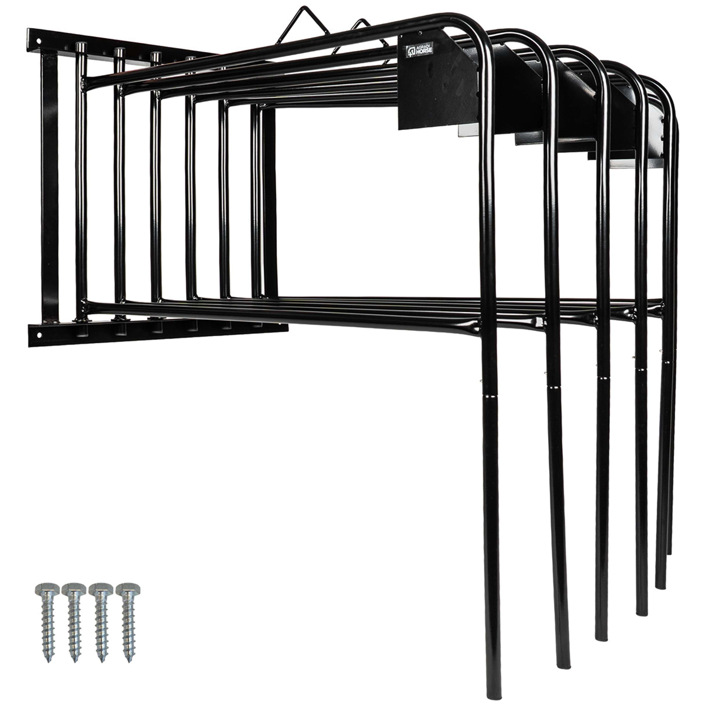 Agradi Horse Rug Rack for 6 Rugs Metal S Black