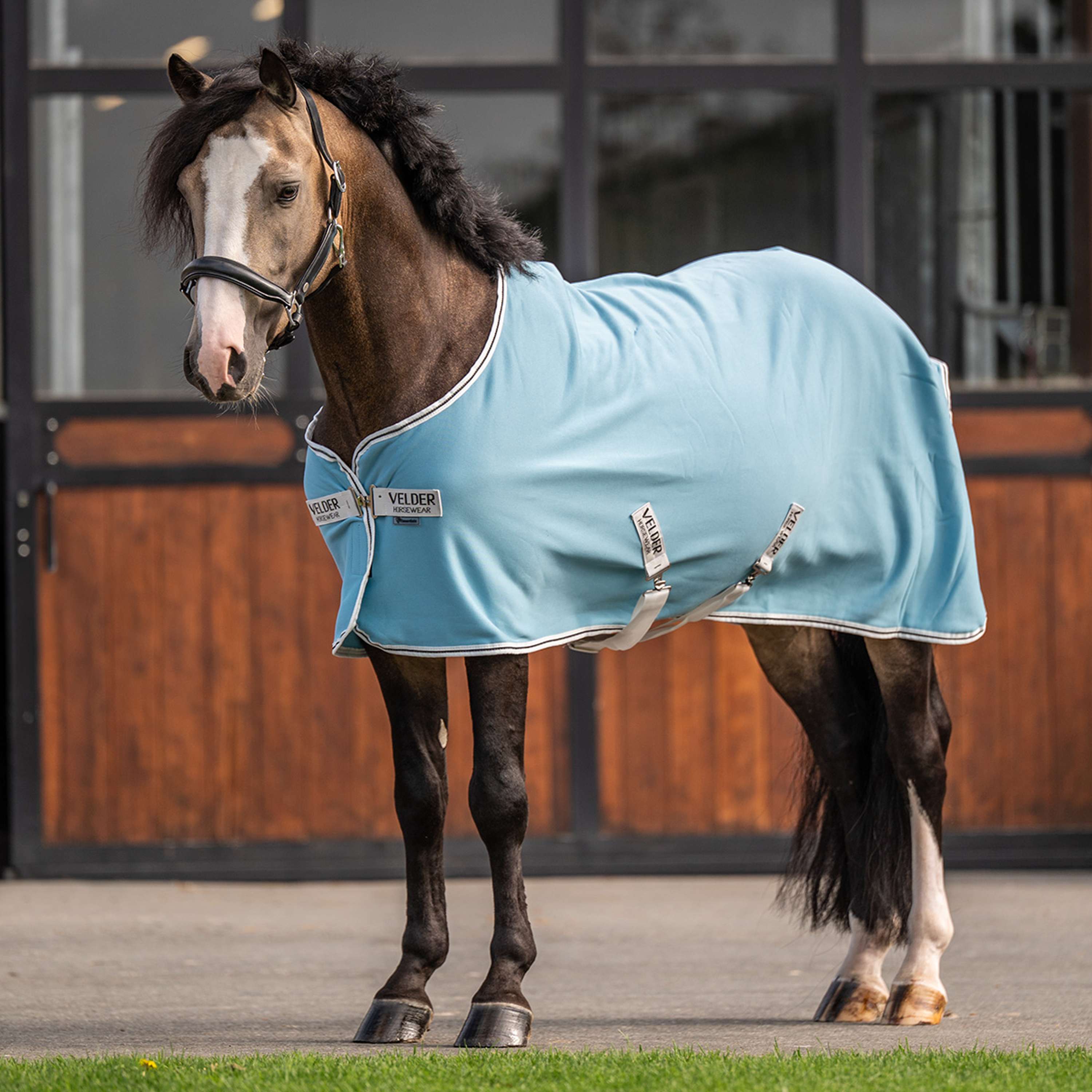 Velder Horsewear Essentials Cooler Rug Aqua blue