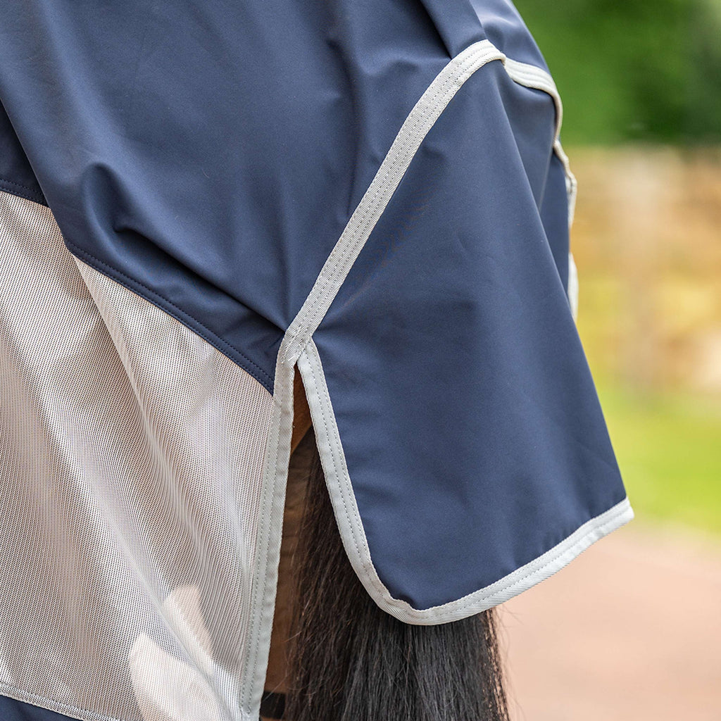 Velder Horsewear Premium Fly Rug Rainless Fall Navy/Pearl Silver
