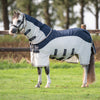 Velder Horsewear Premium Fly Rug Waterproof-Top Navy/Pearl Silver