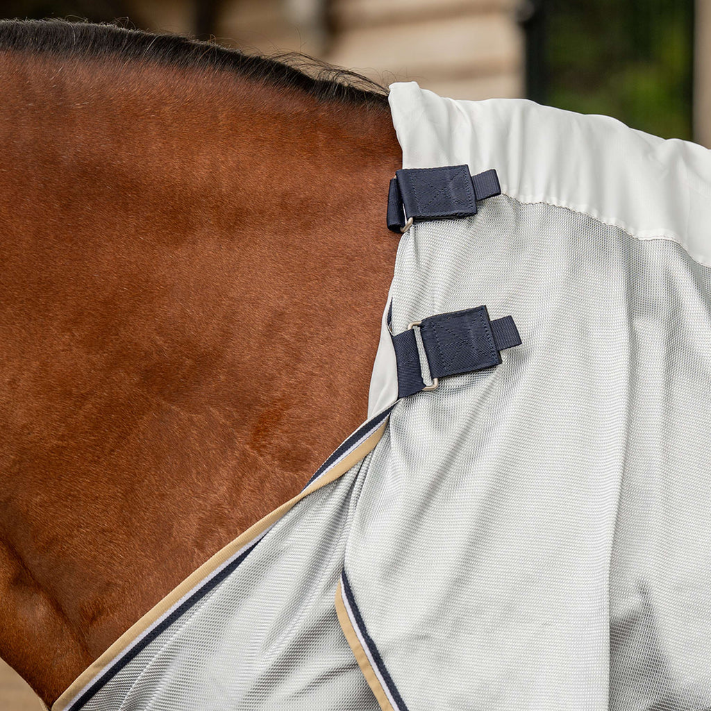 Velder Horsewear Premium Pony Fly Rug Pearl Grey