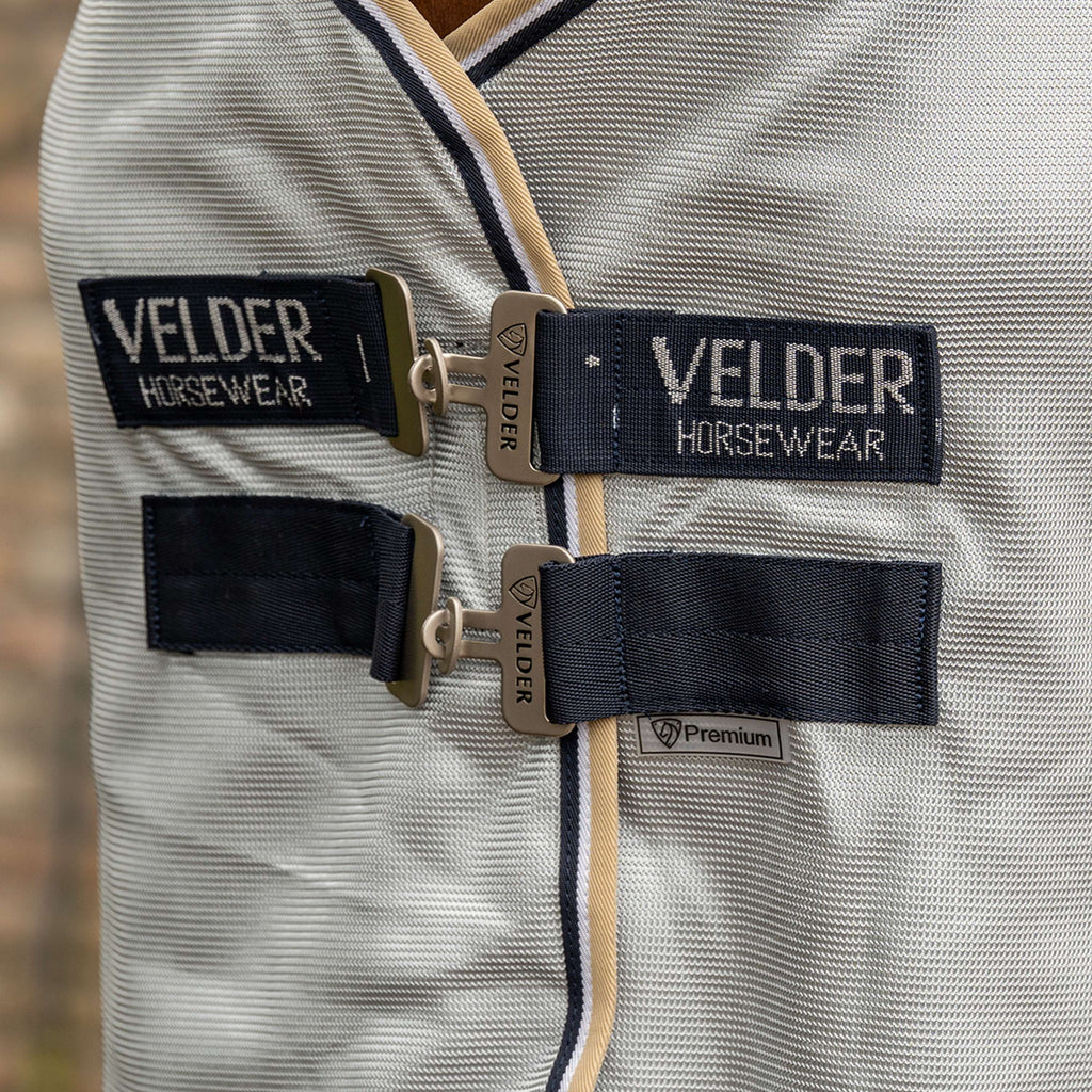 Velder Horsewear Premium Pony Fly Rug Pearl Grey