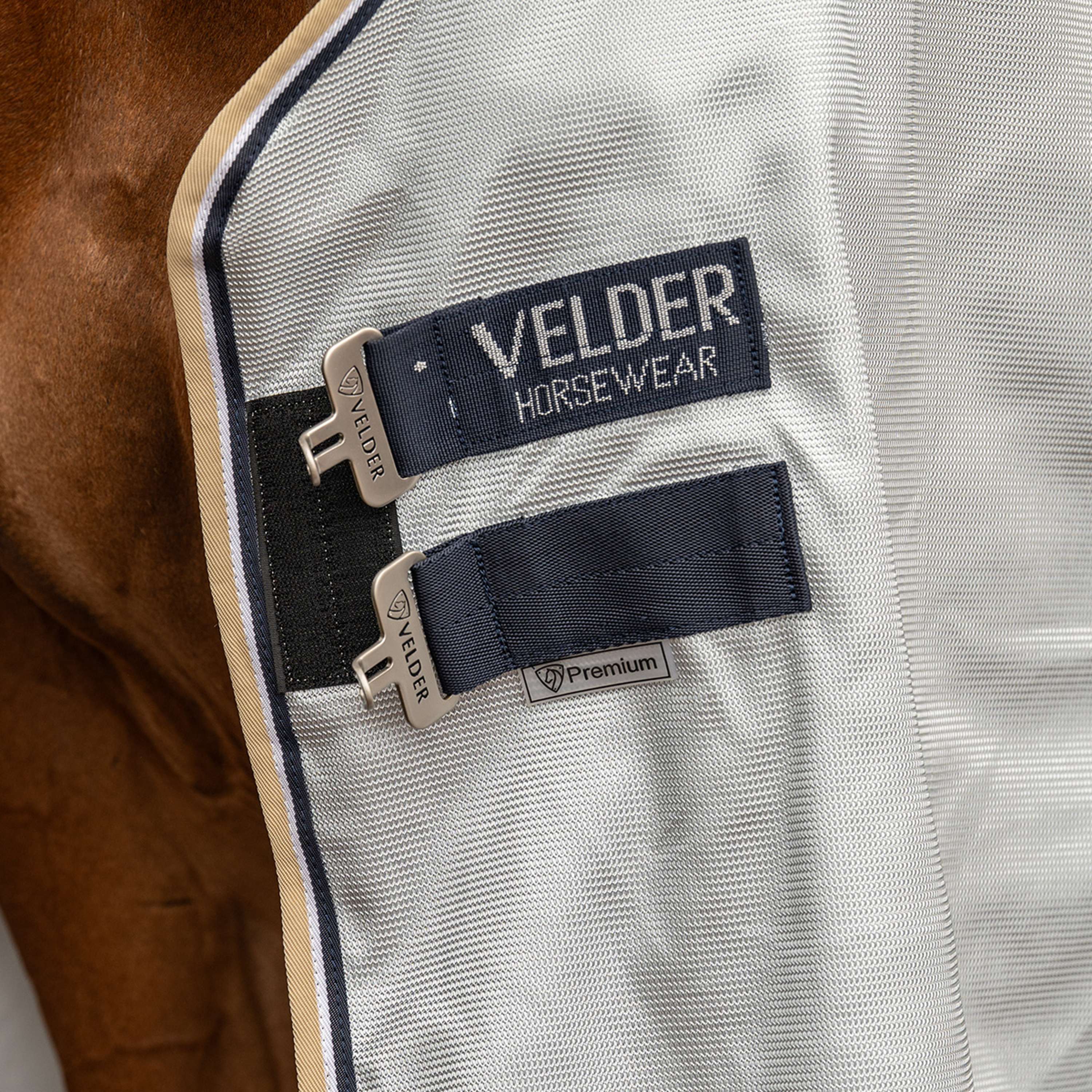 Velder Horsewear Premium Pony Fly Rug Pearl Grey