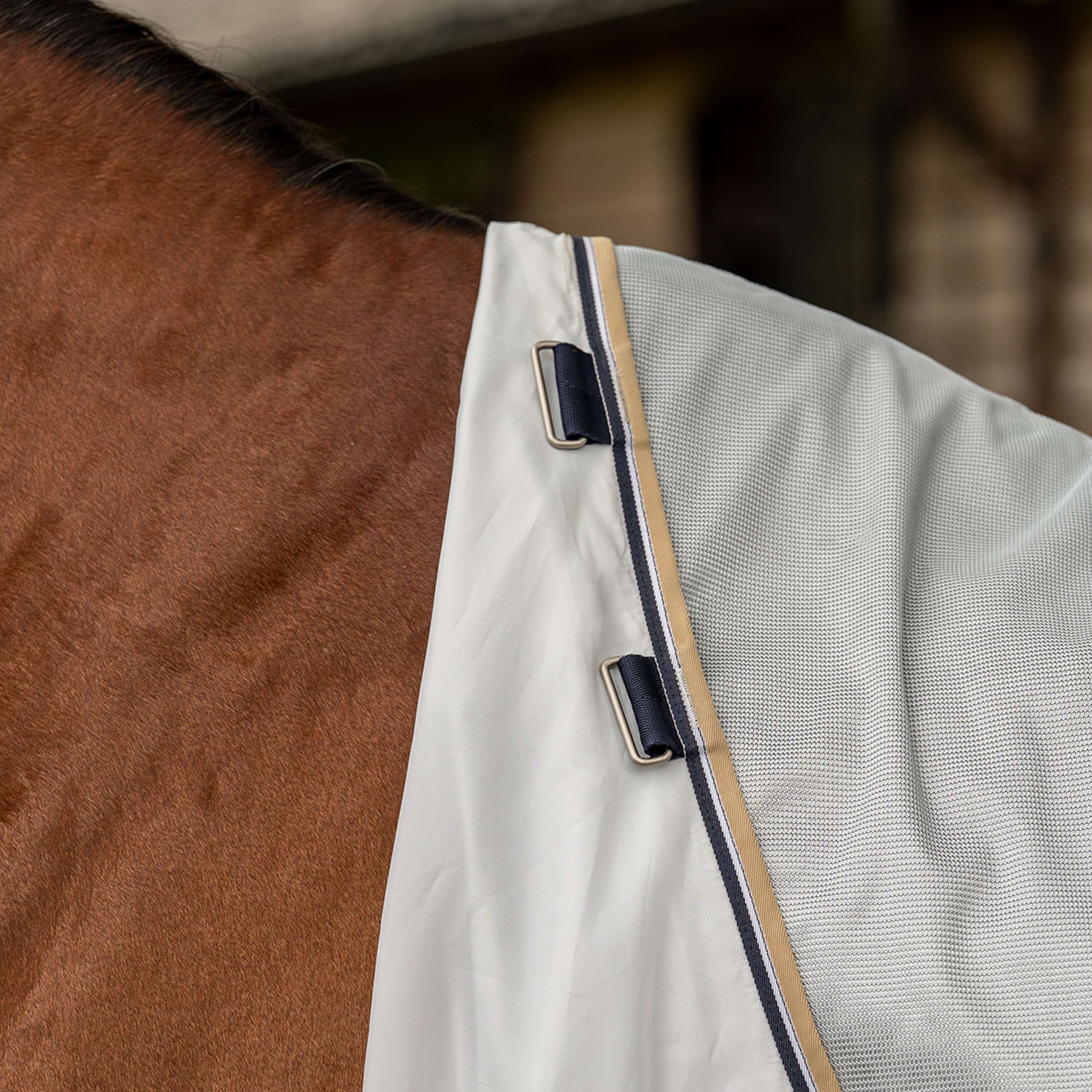 Velder Horsewear Premium Pony Fly Rug Pearl Grey