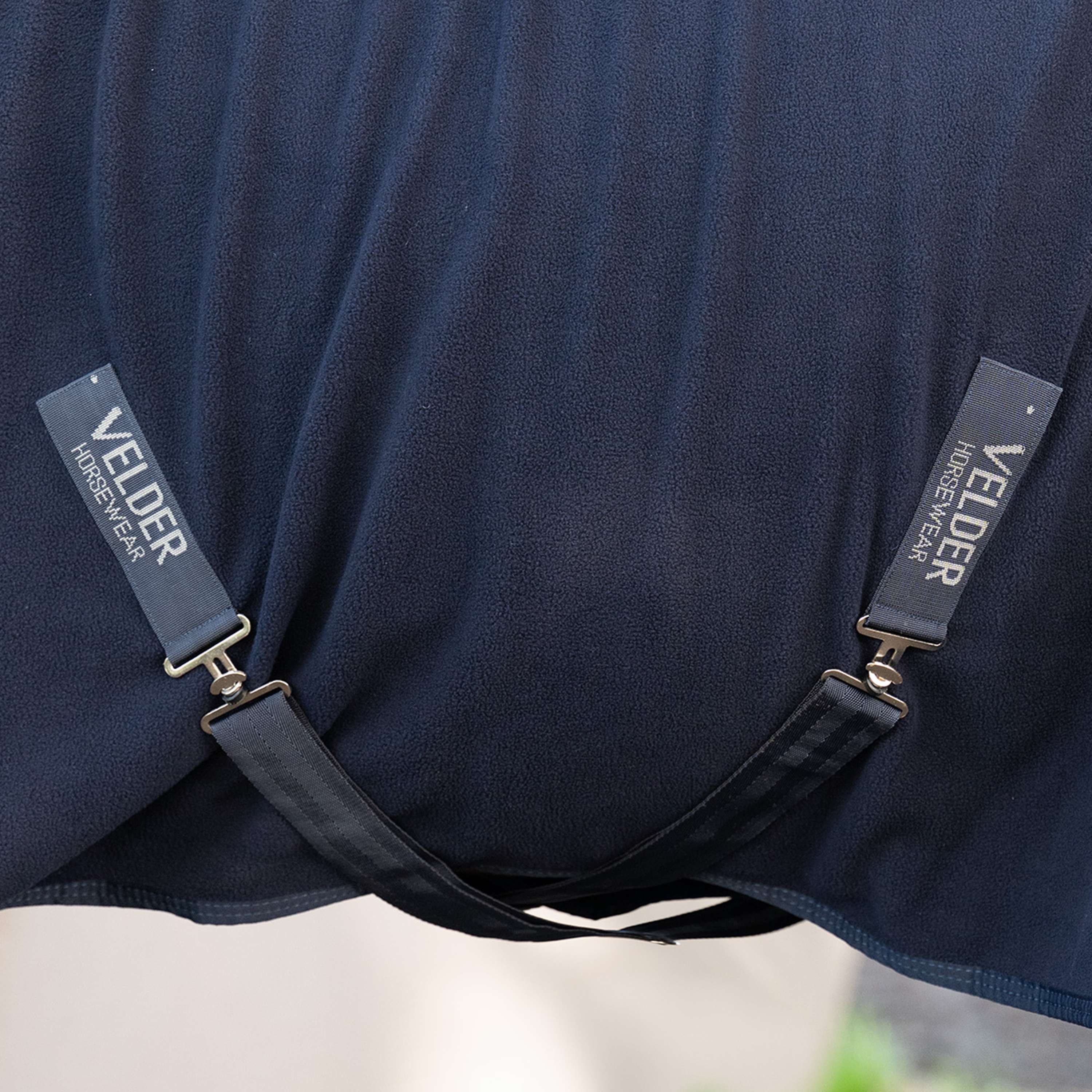 Velder Horsewear Essentials Fleece Rug Comfy with a Hood Navy