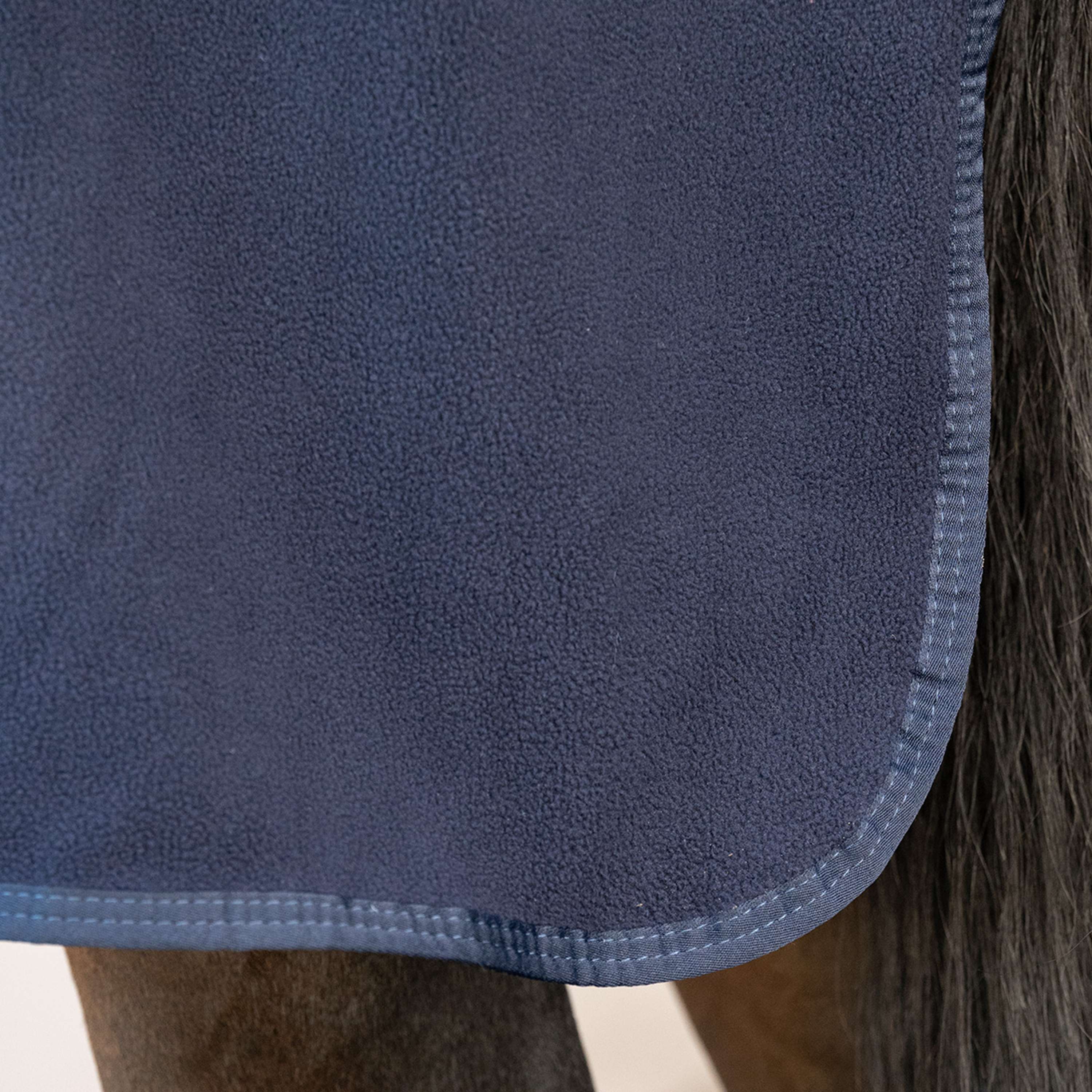 Velder Horsewear Essentials Fleece Rug Comfy with a Hood Navy
