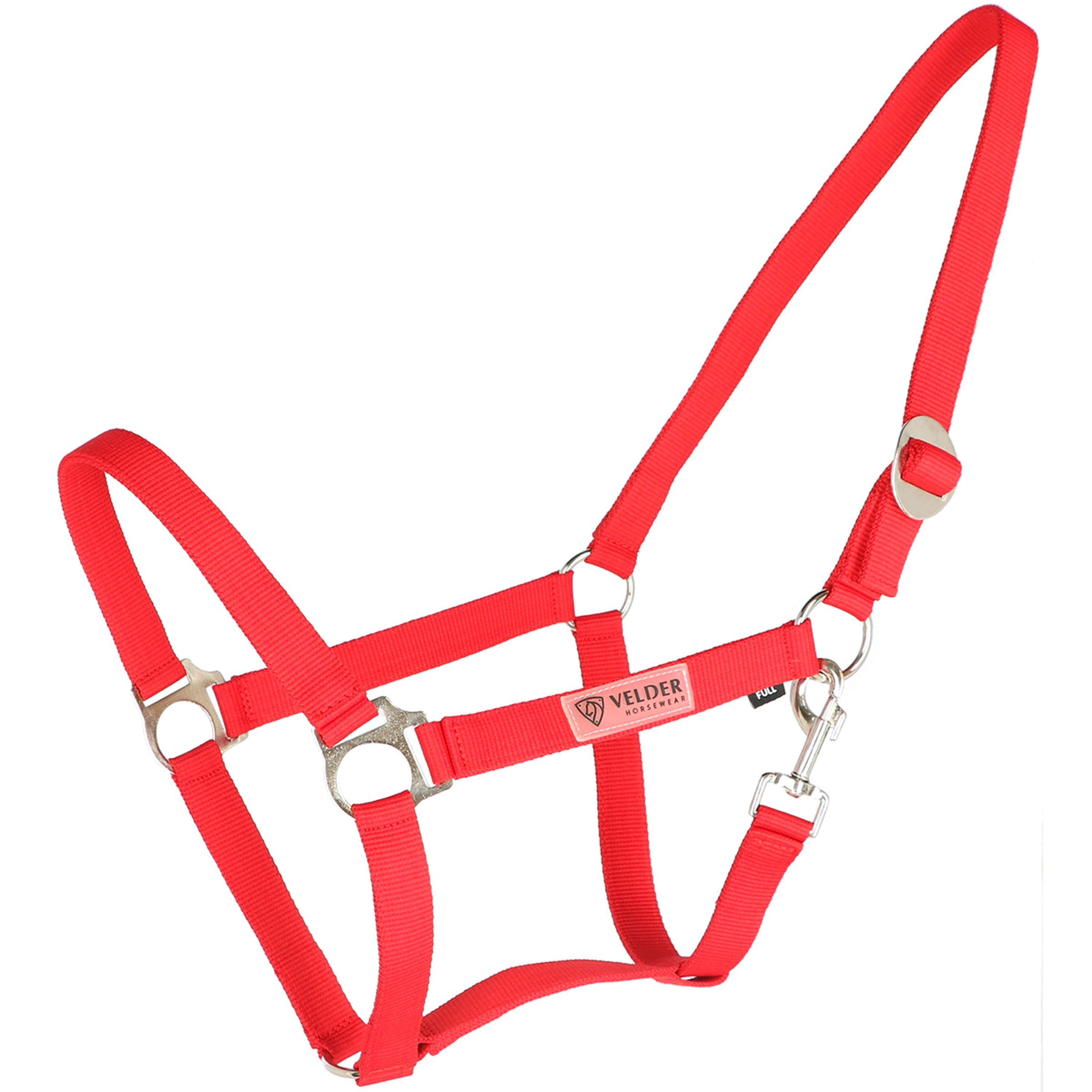Velder Horsewear Essentials Head Collar Set Basic Summer High Risk Red