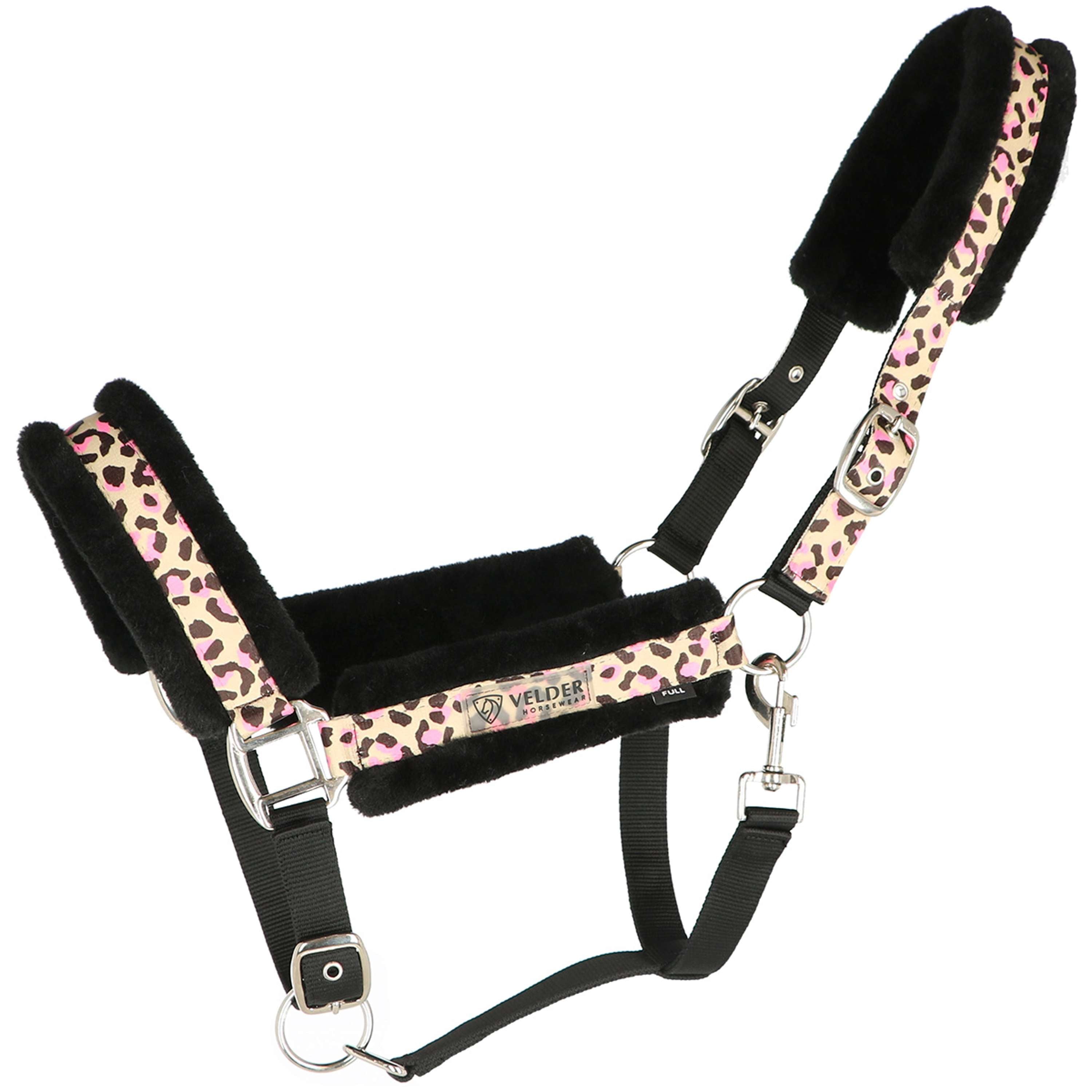 Velder Horsewear Essentials Halter Savanna Soft Sandstone Leopard