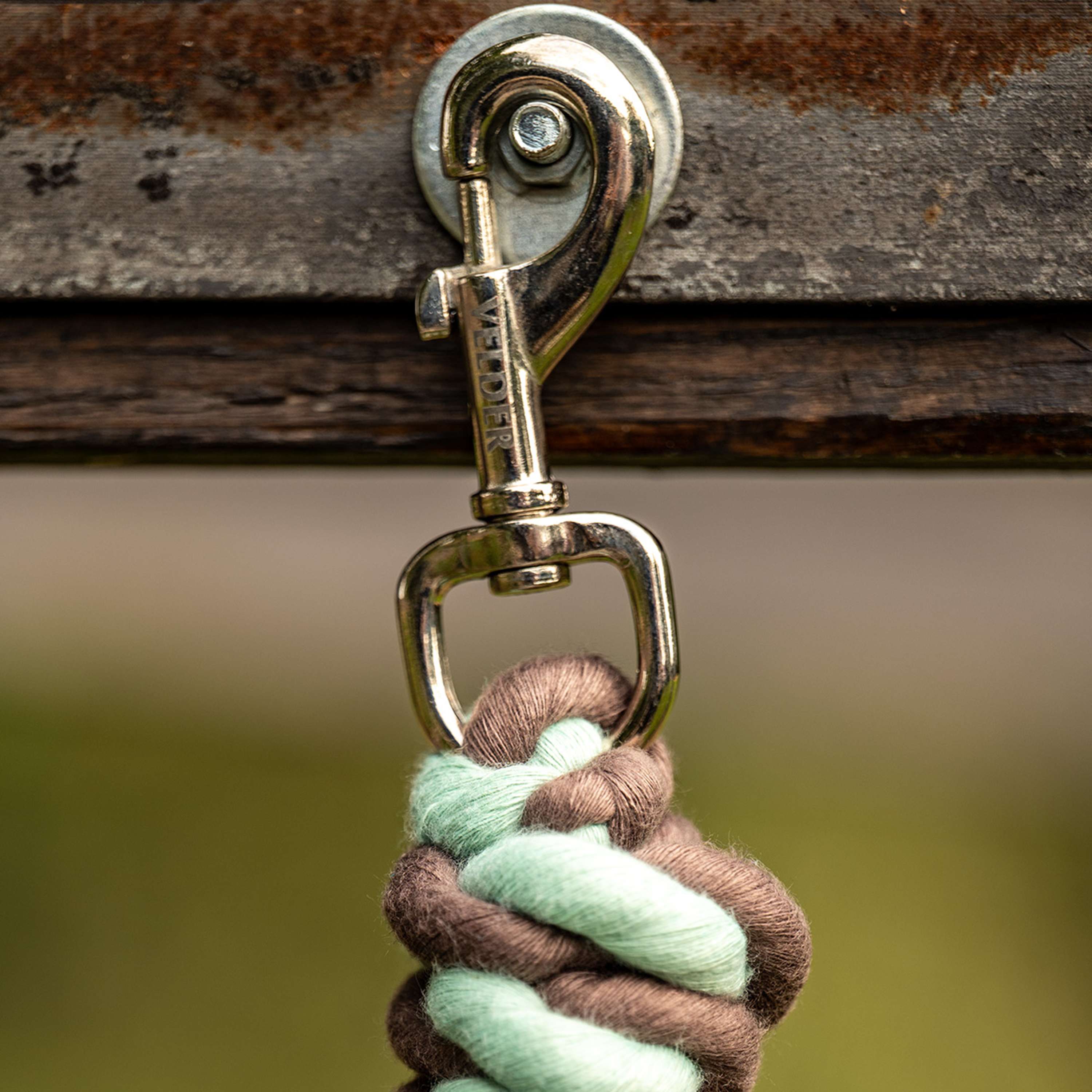Velder Horsewear Lead Rope Economic Mint/Grey