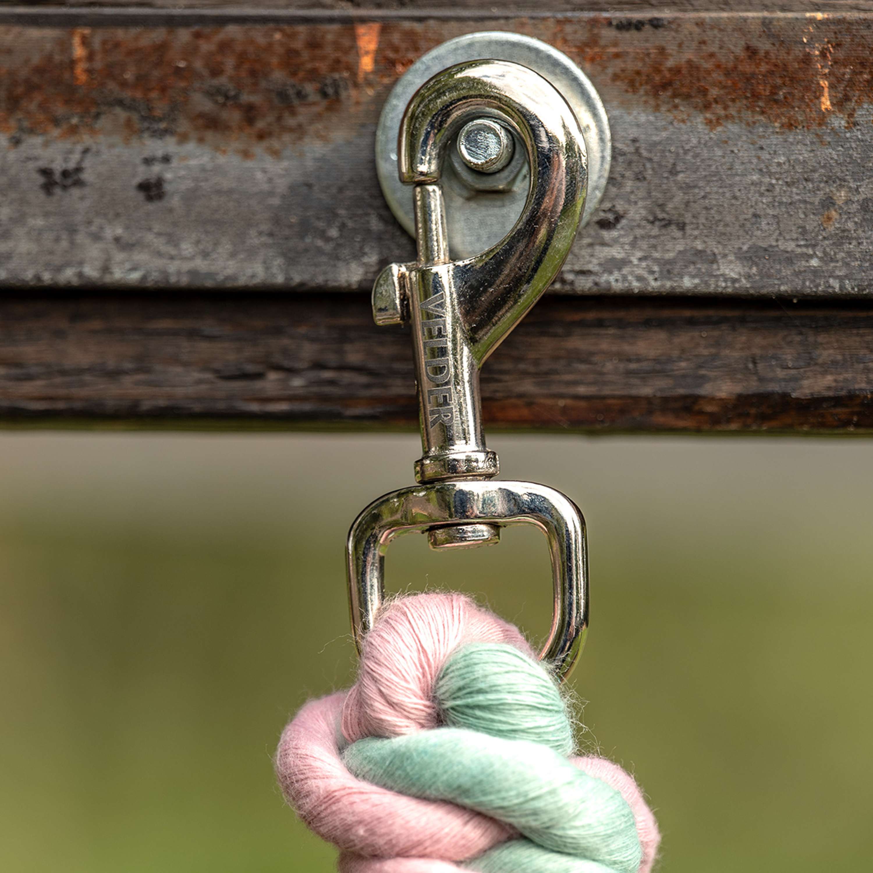 Velder Horsewear Lead Rope Economic Mint/Pink