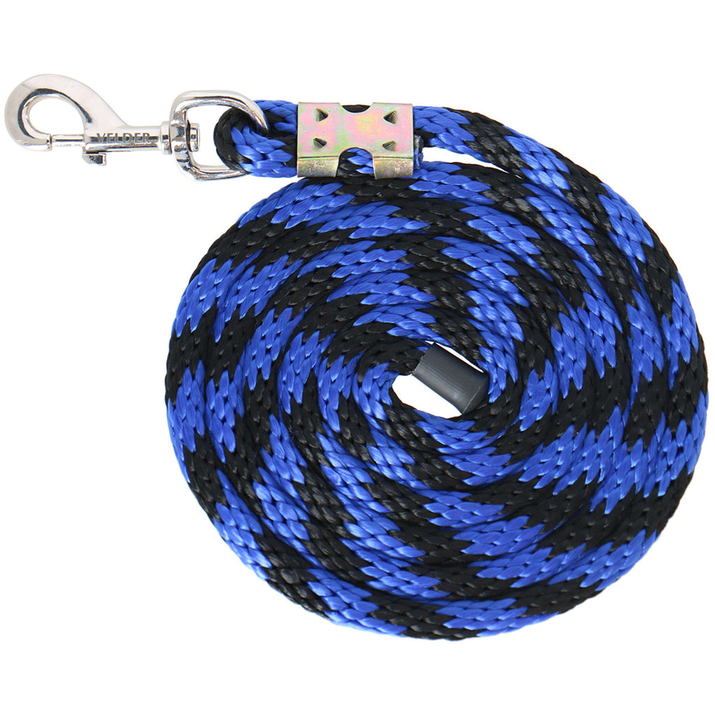 Velder Horsewear Lead Rope Colorful Stripe Blue/Black