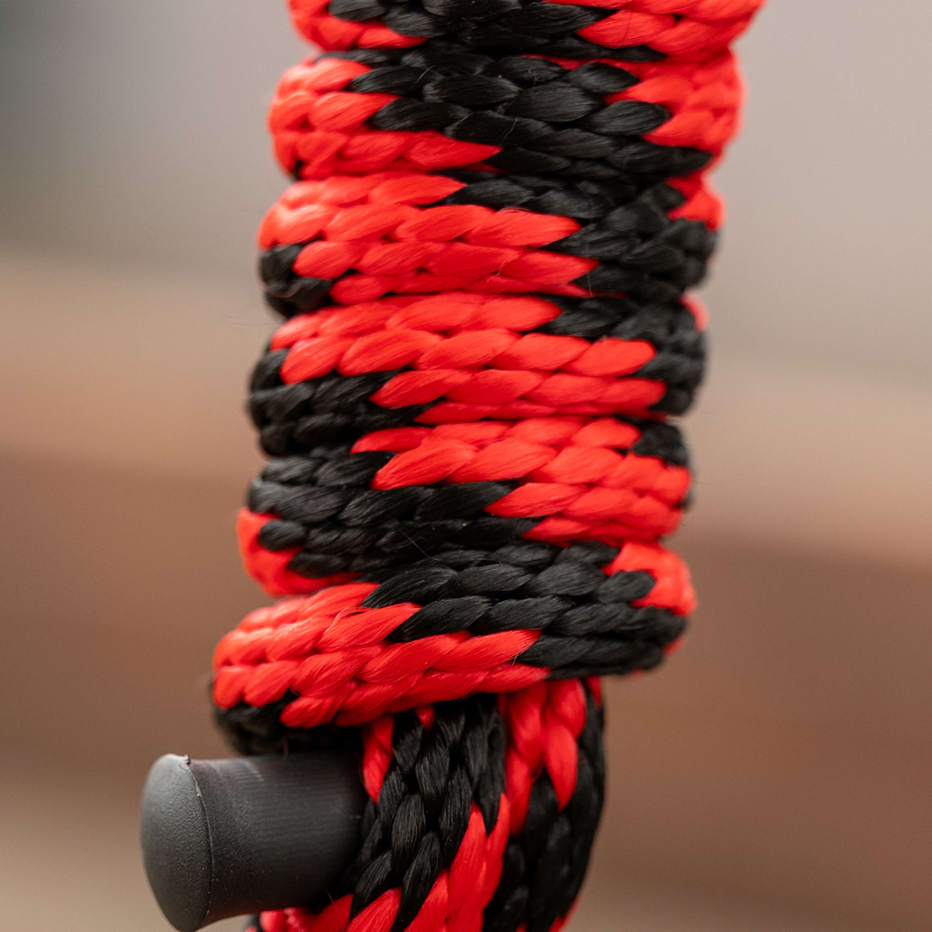 Velder Horsewear Lead Rope Colorful Stripe Red/Black