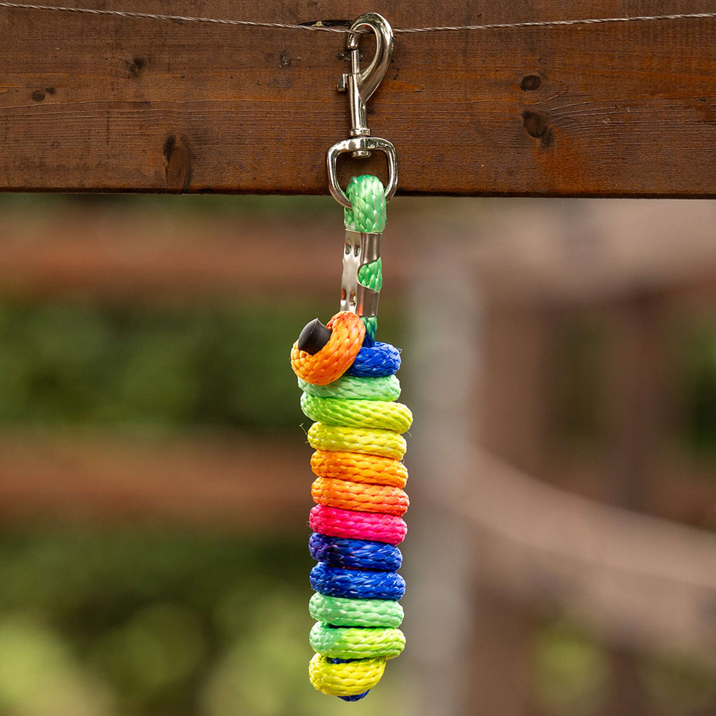 Velder Horsewear Lead Rope Colorful Stripe Rainbow Pastel