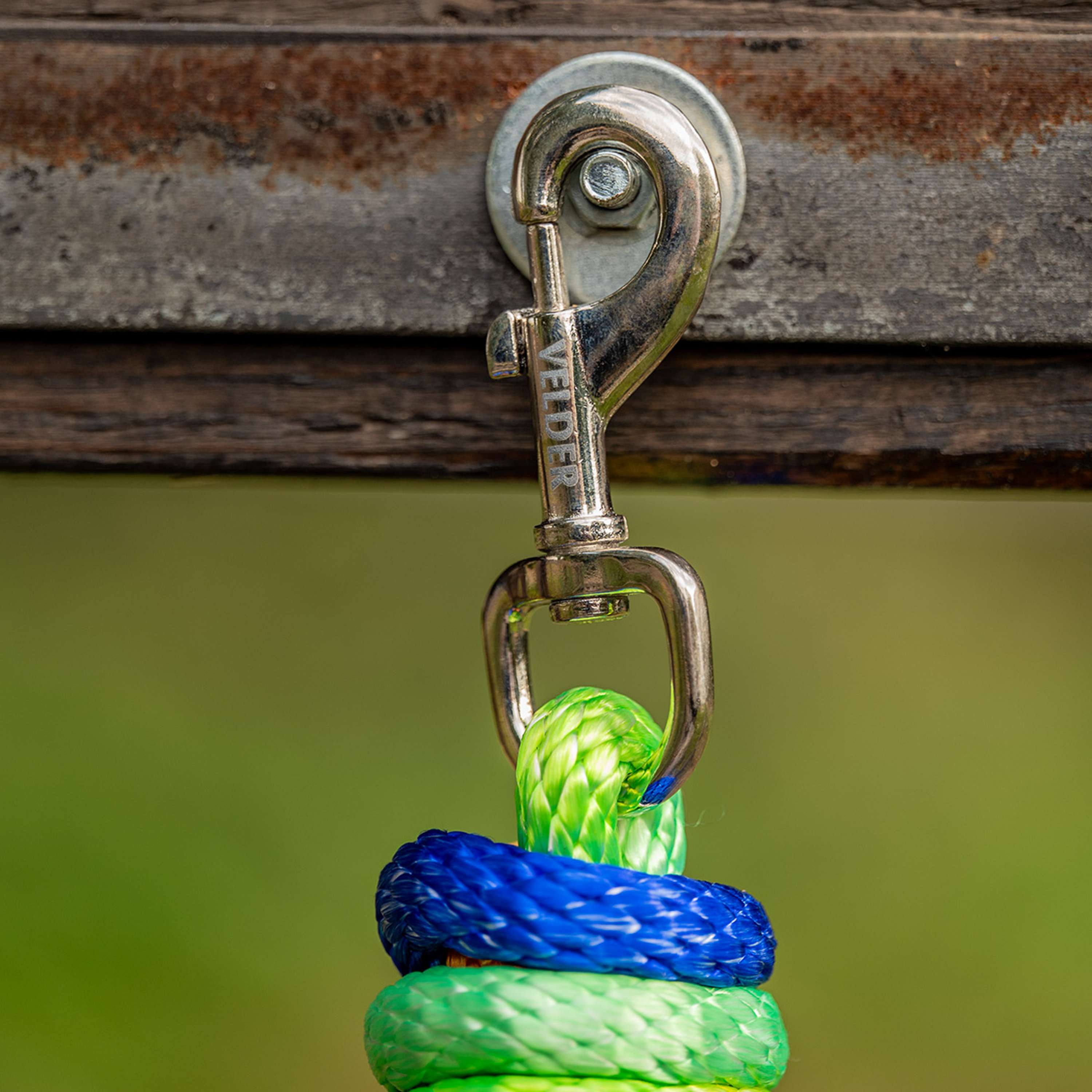 Velder Horsewear Lead Rope Colorful Stripe Rainbow Pastel