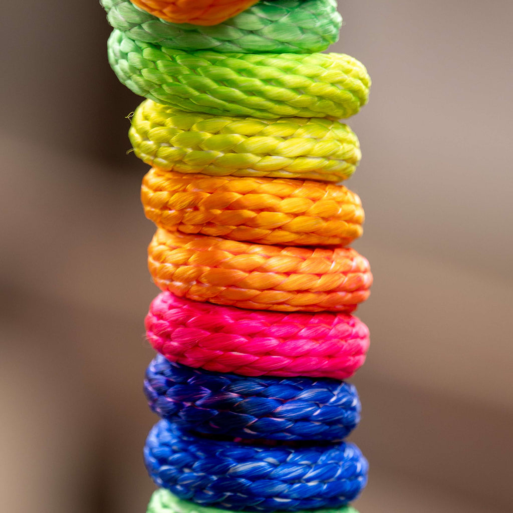 Velder Horsewear Lead Rope Colorful Stripe Rainbow Pastel