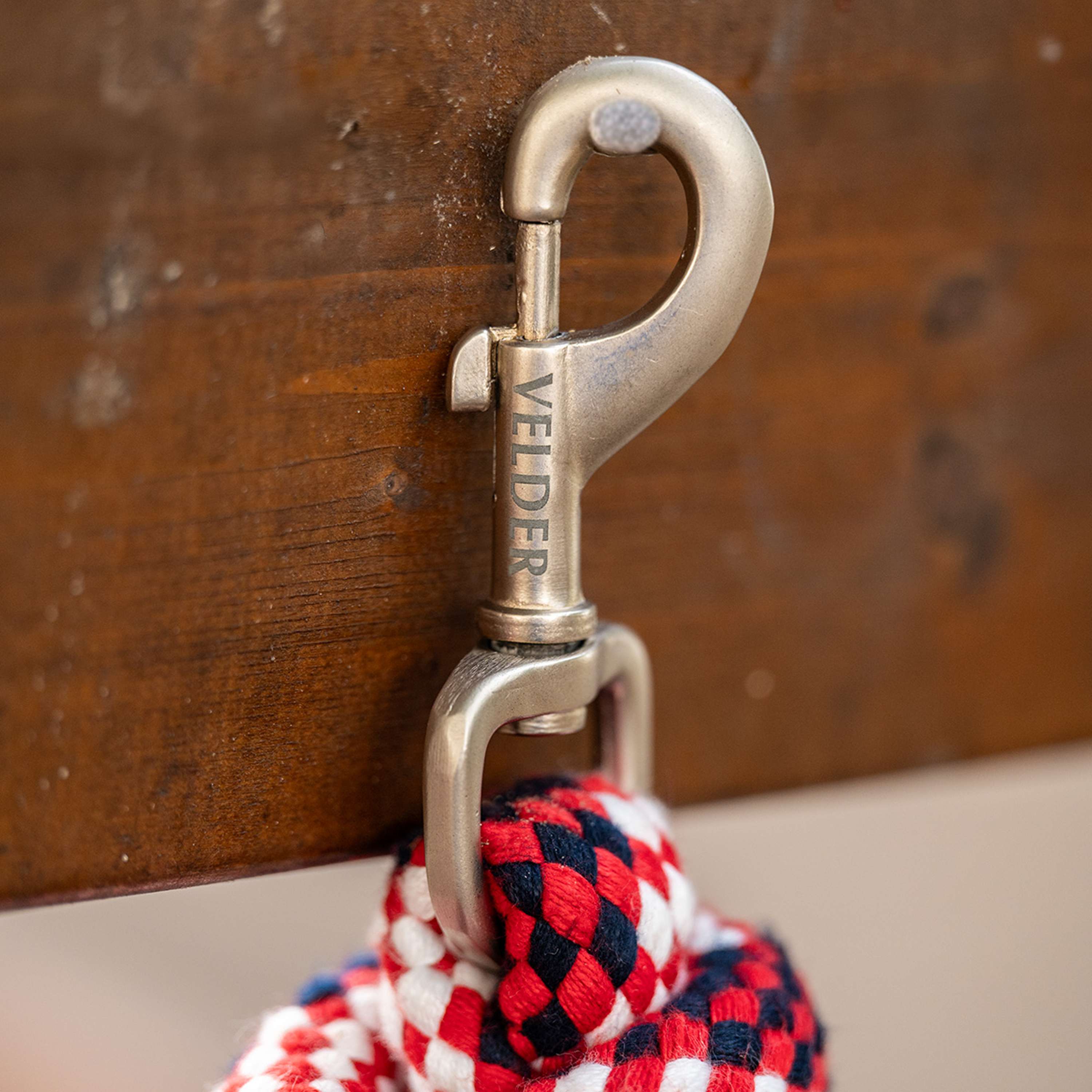 Velder Horsewear Lead Rope Soft Grip Red/White/Navy