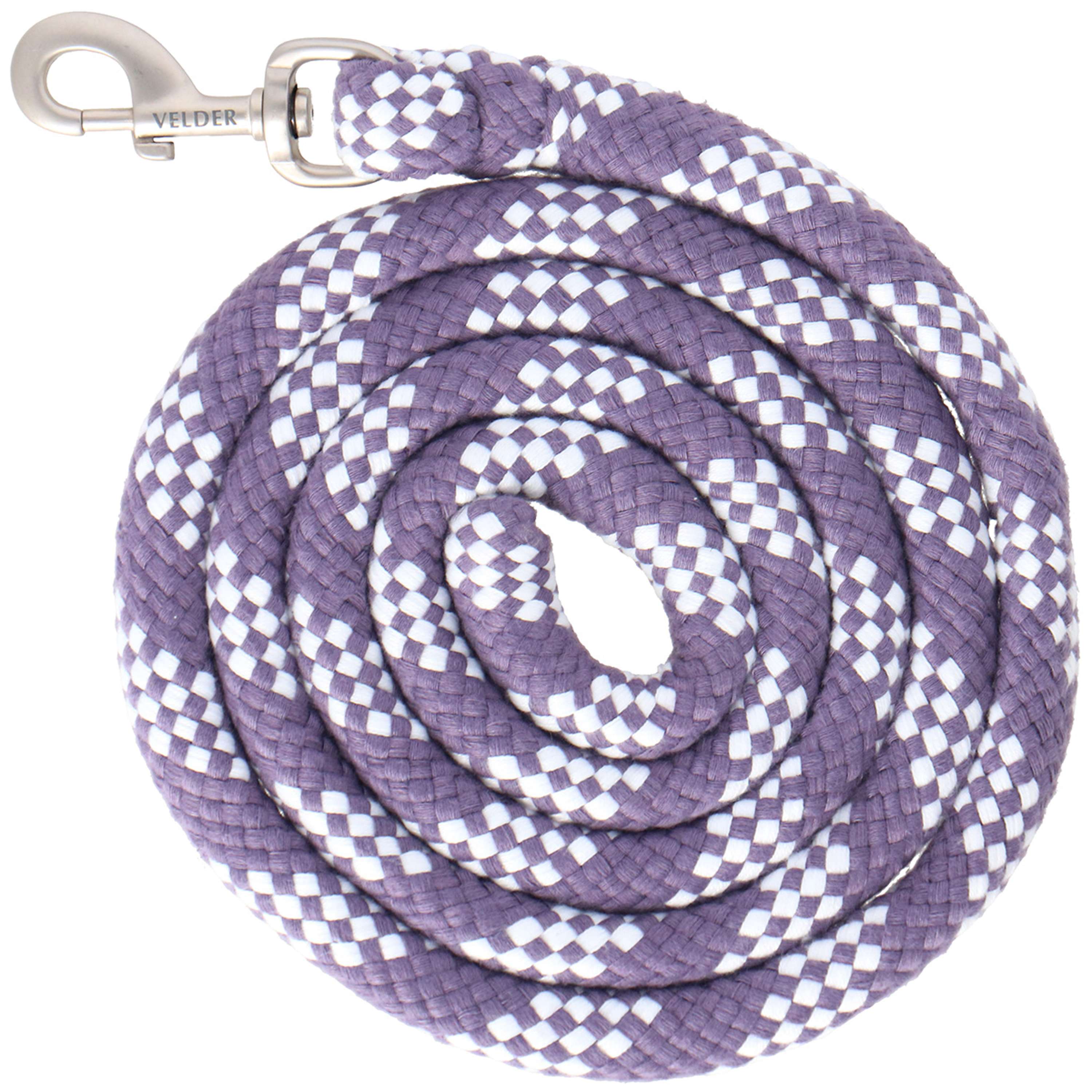 Velder Horsewear Lead Rope Soft Grip Purple Sage