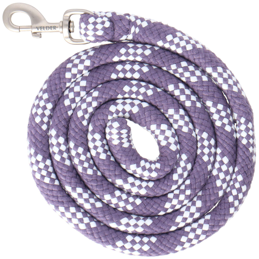 Velder Horsewear Lead Rope Soft Grip Purple Sage