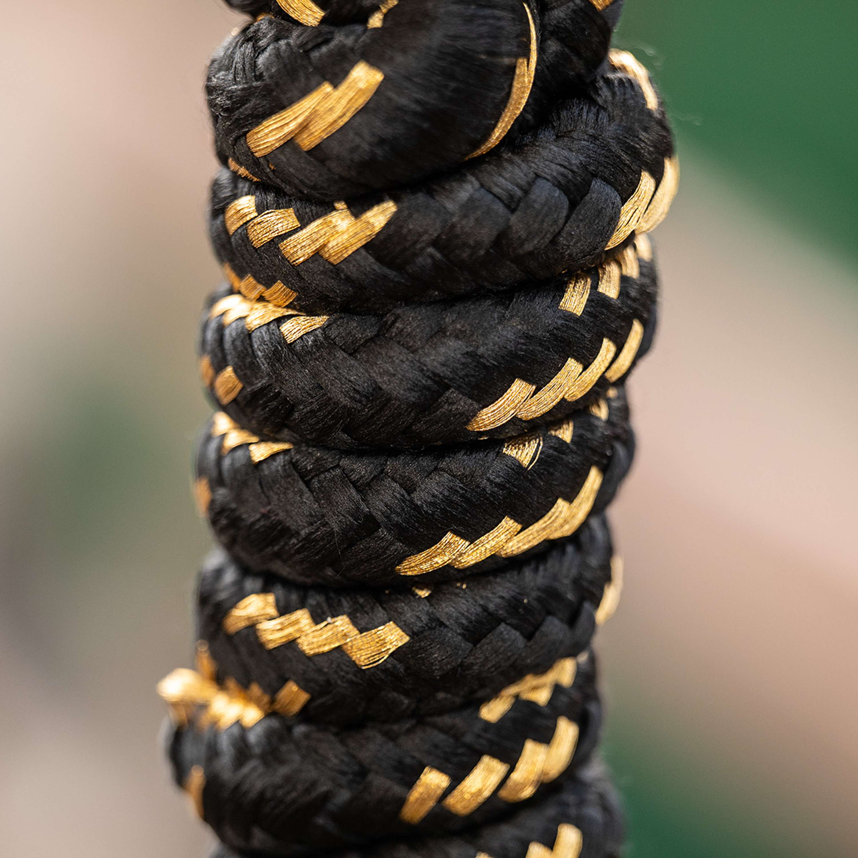 Velder Horsewear Lead Rope Gold Black