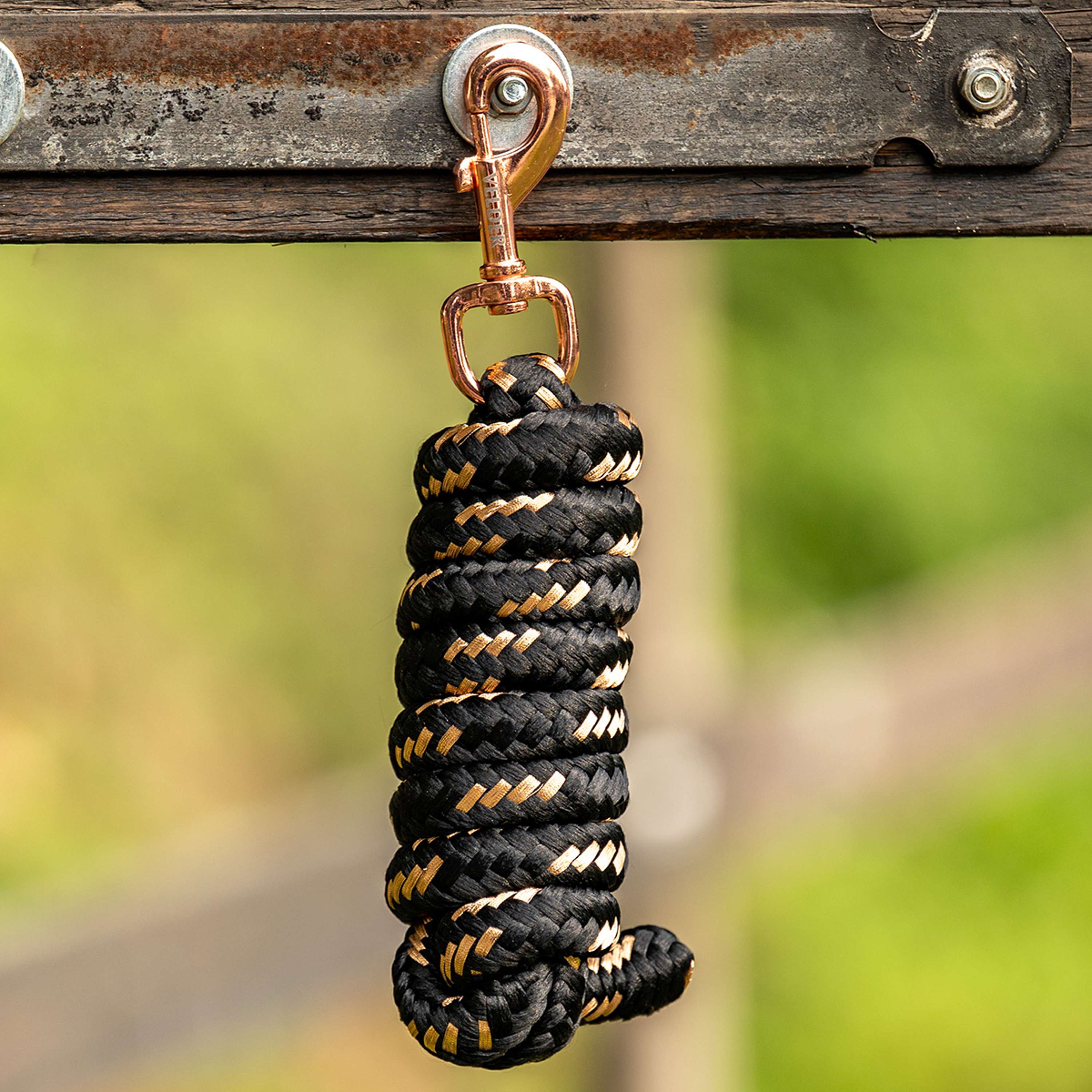 Velder Horsewear Lead Rope Bronze Black