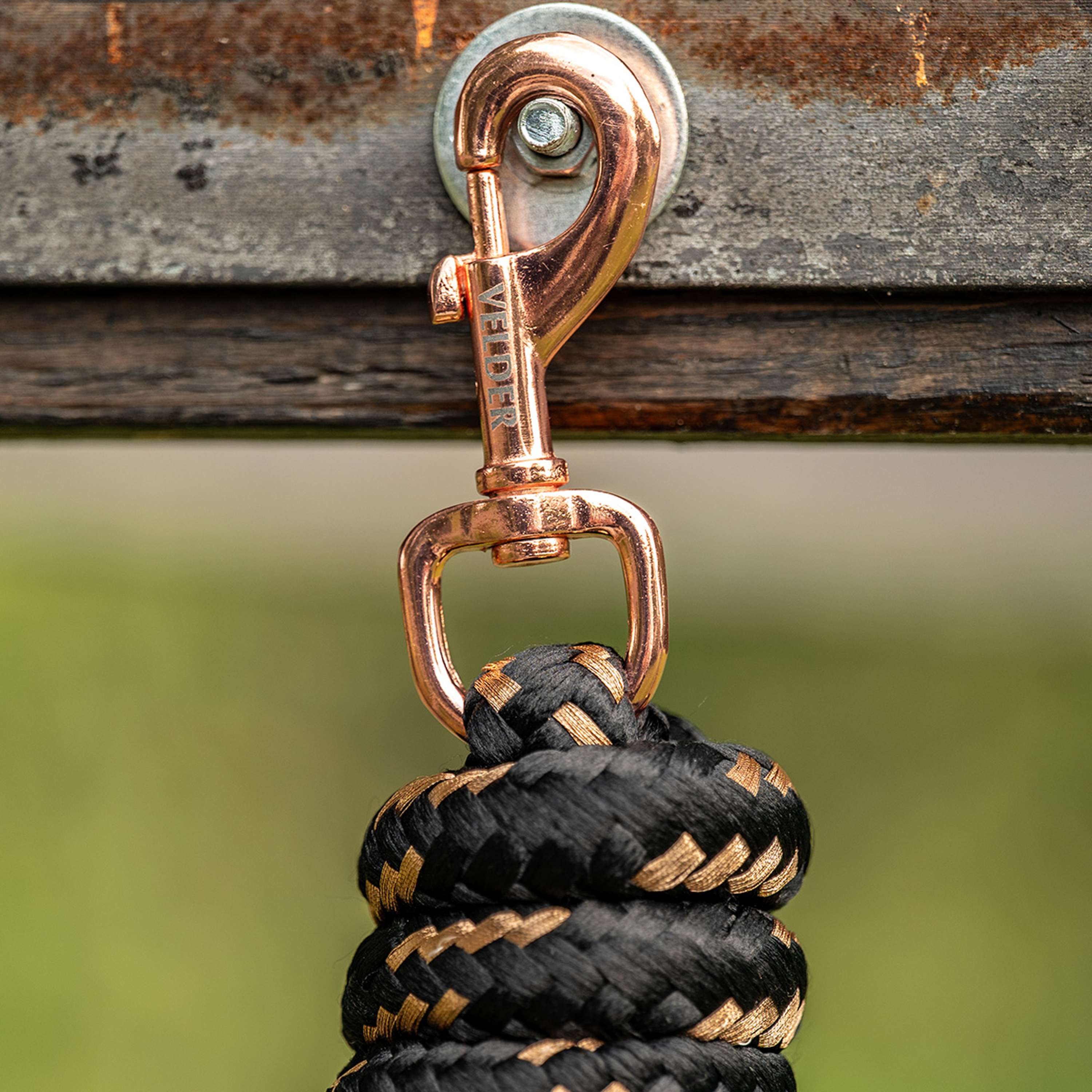 Velder Horsewear Lead Rope Bronze Black