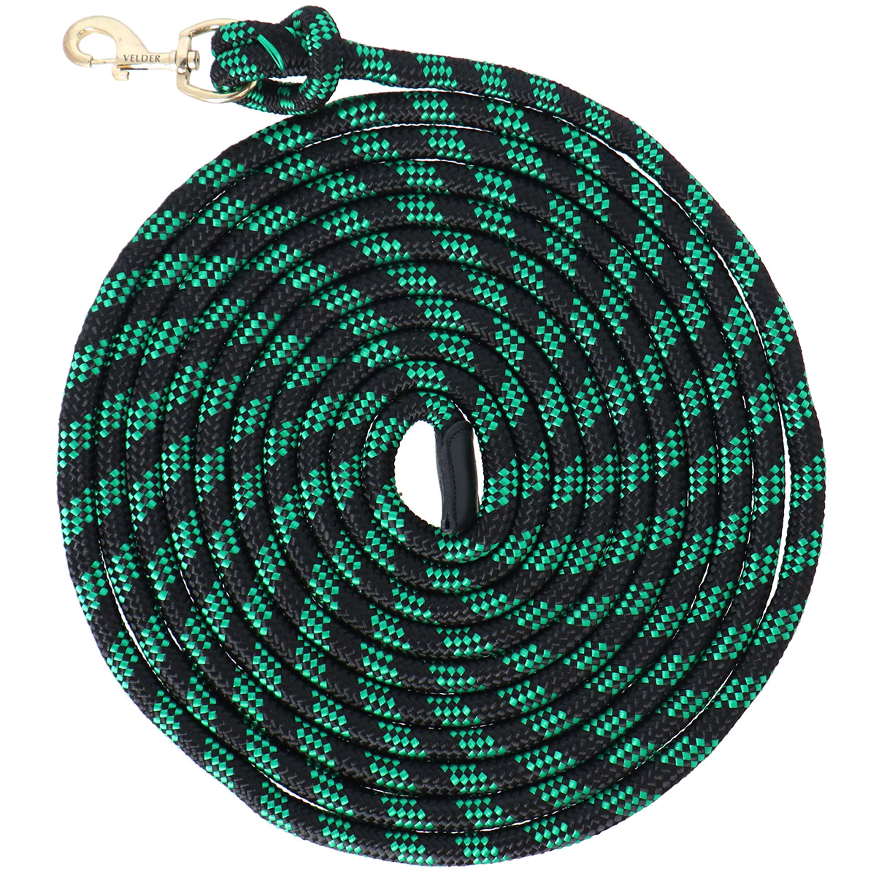 Velder Horsewear Lead Rope Black/Forest Green