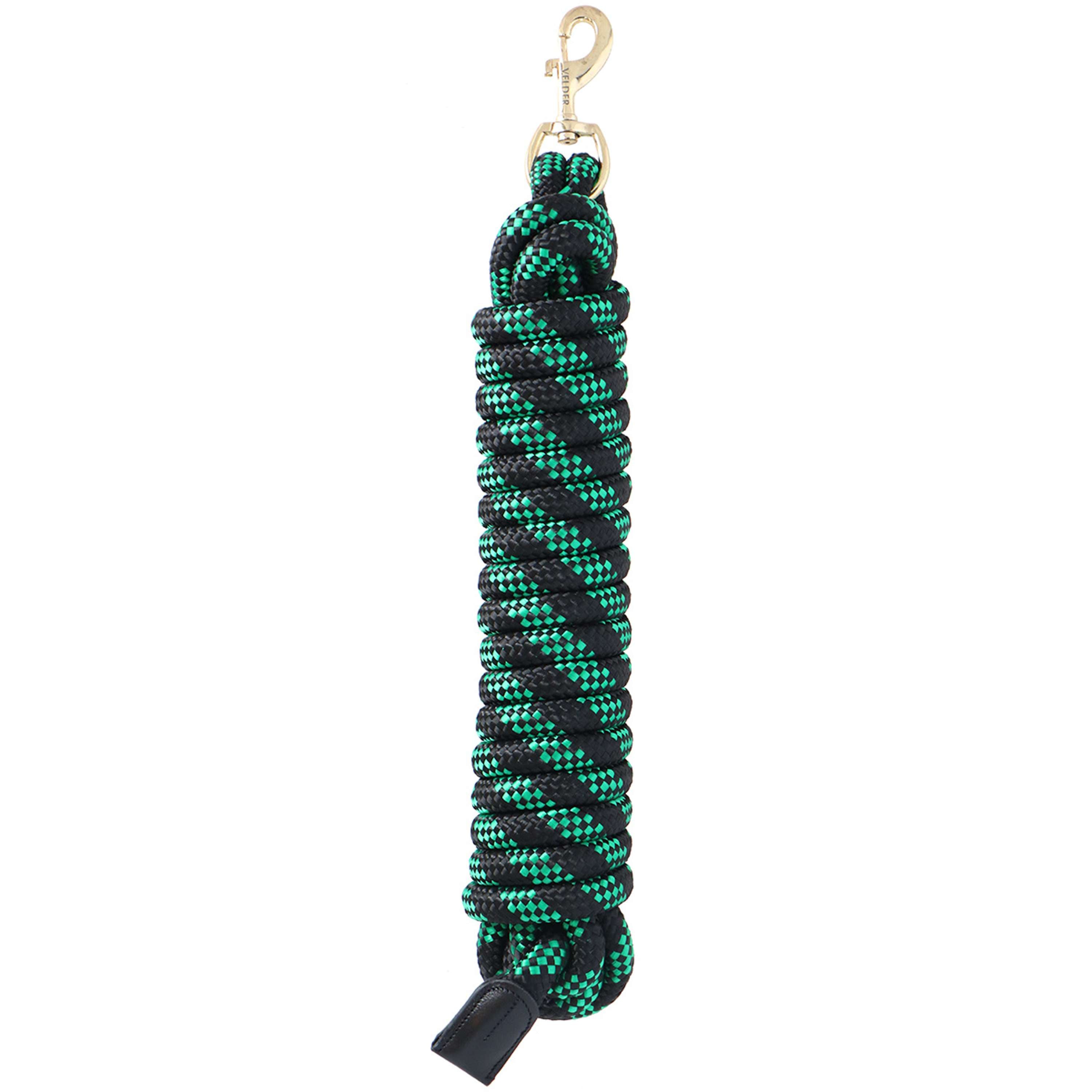 Velder Horsewear Lead Rope Black/Forest Green