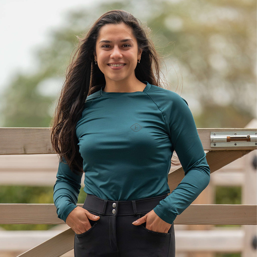 Elvera Equestrian Performance Shirt EELunara Deep Teal