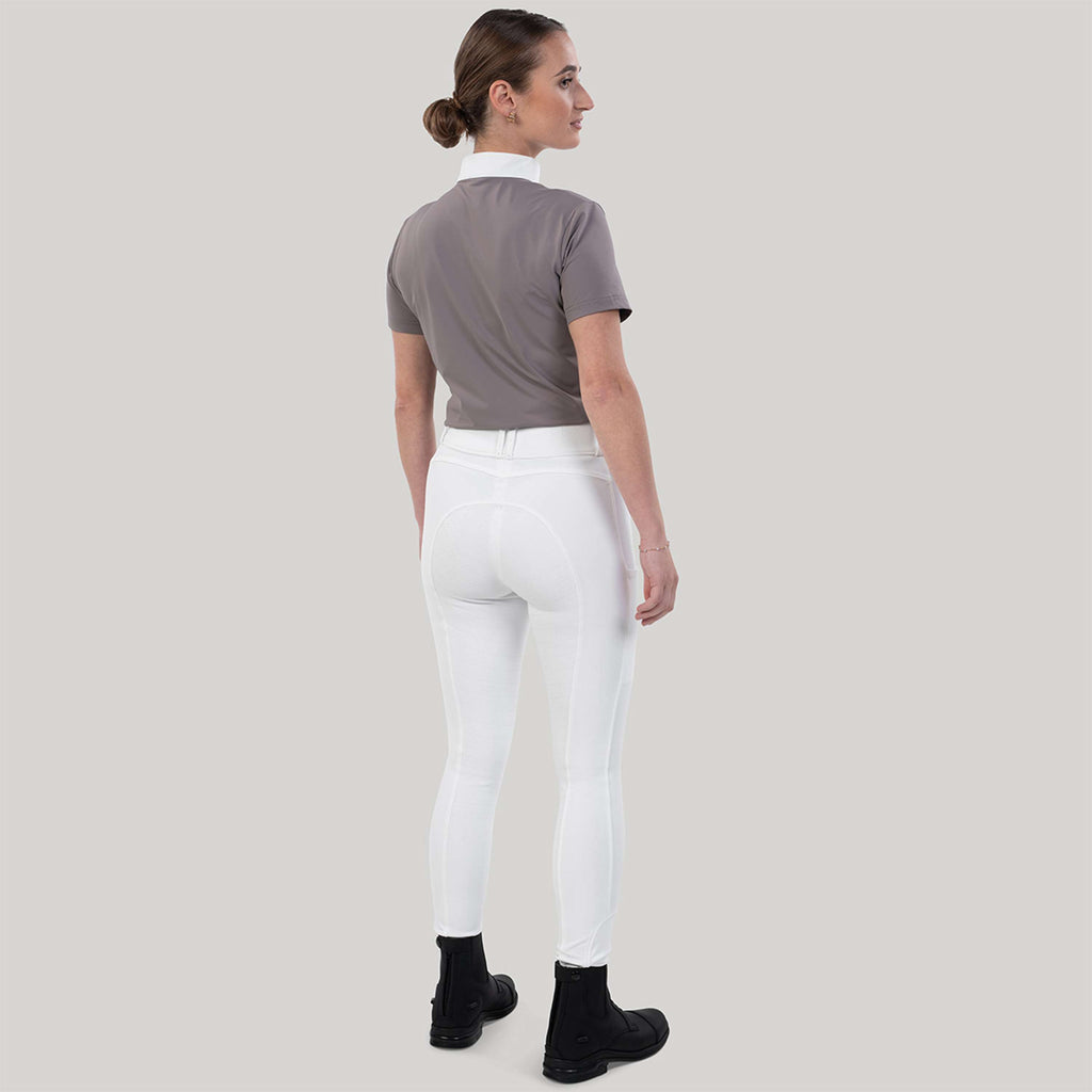Elvera Equestrian Breeches Performance Bling White