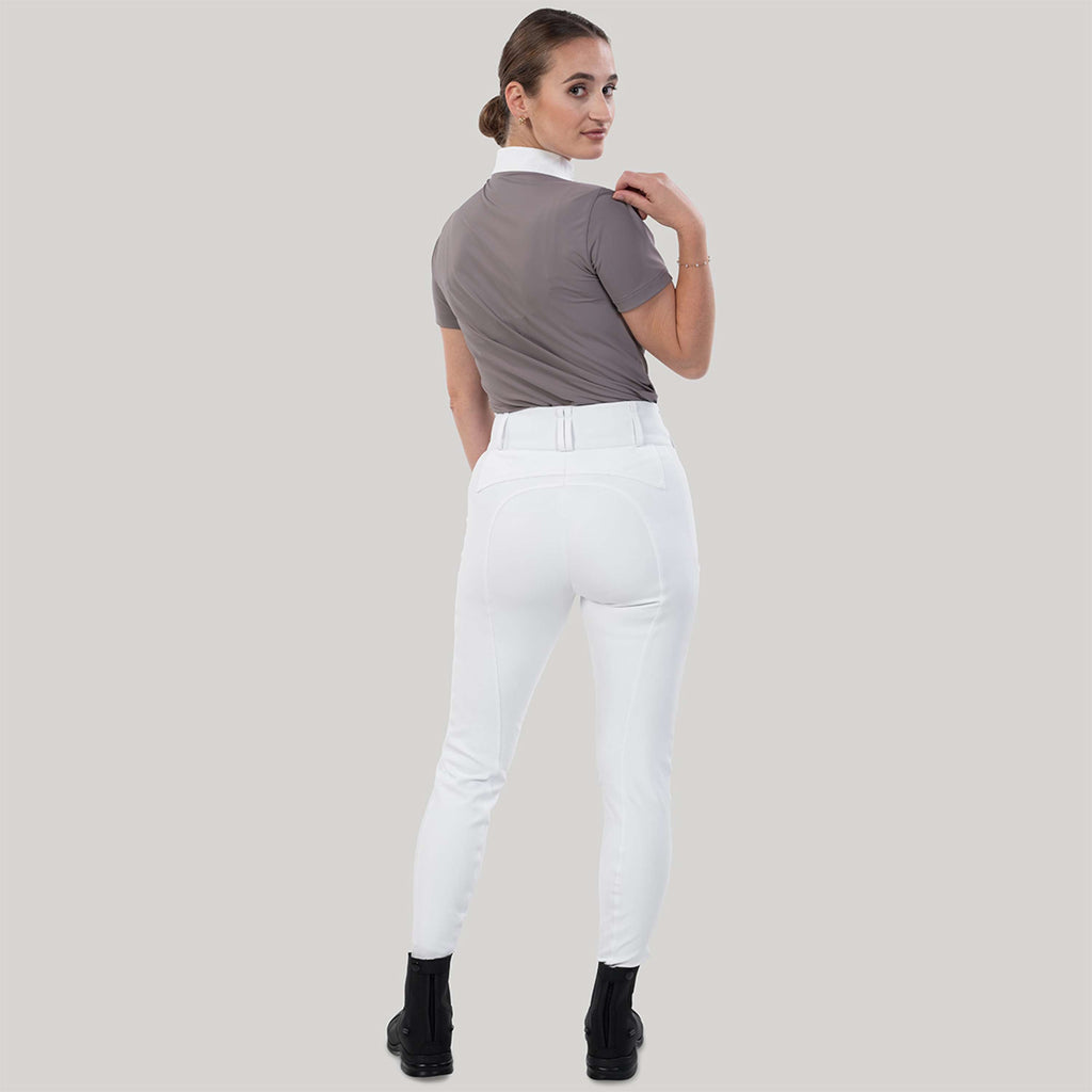 Elvera Equestrian Breeches Sensitive Pro Half Seat White
