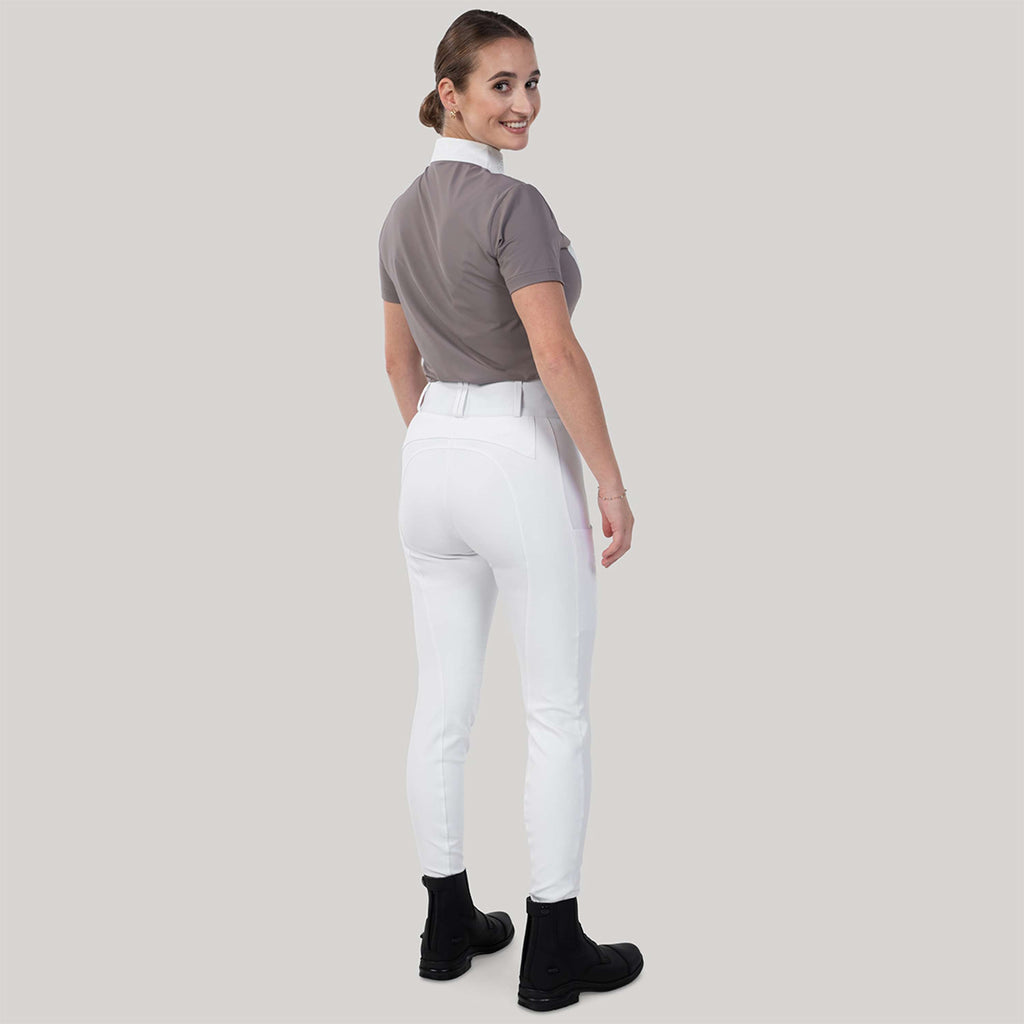 Elvera Equestrian Breeches Sensitive Pro Half Seat White