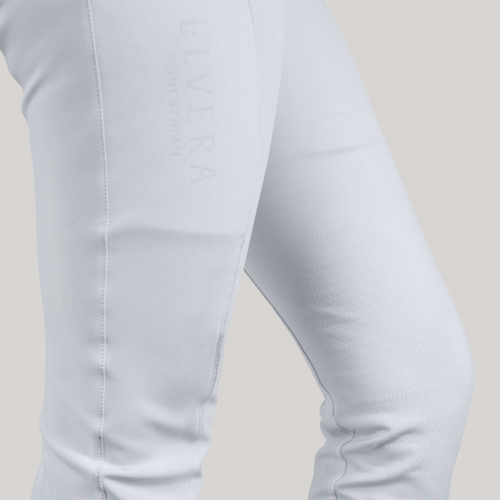 Elvera Equestrian Breeches Sensitive Pro Half Seat White
