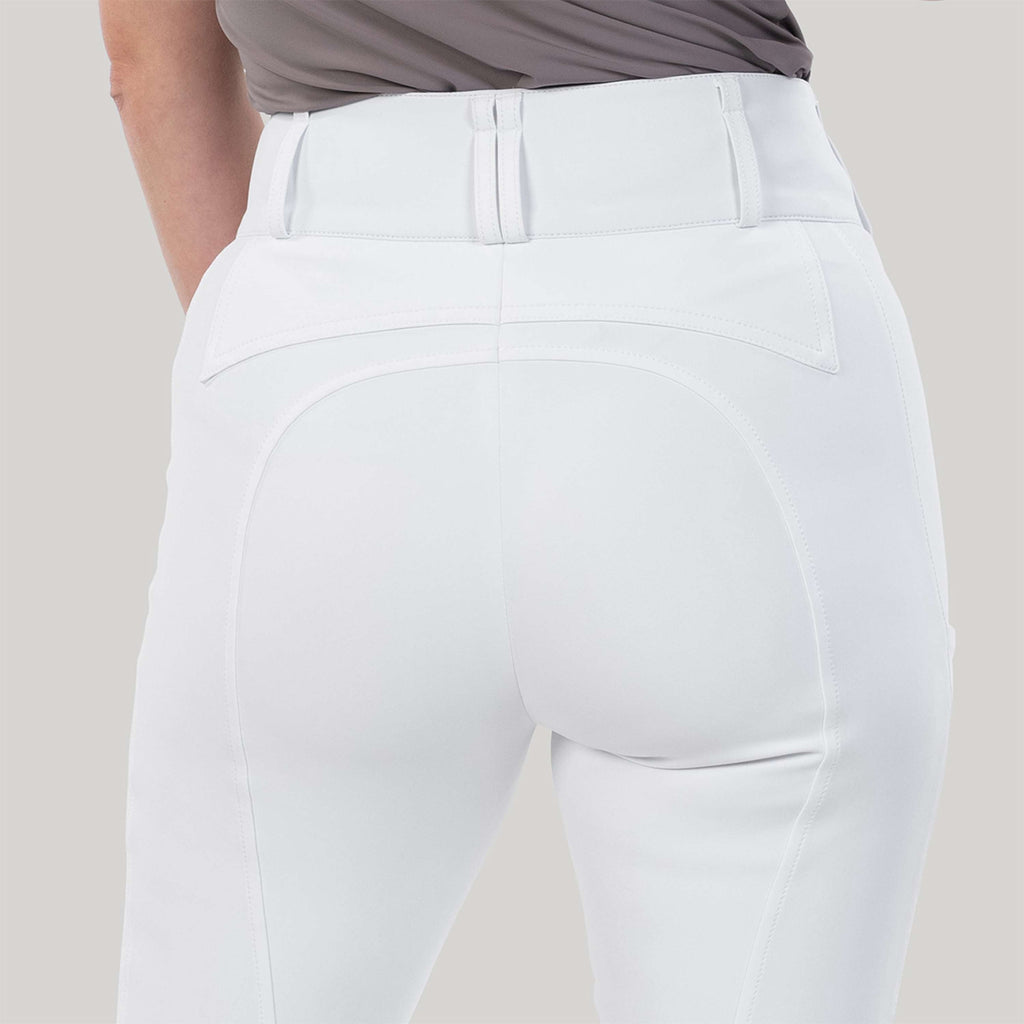 Elvera Equestrian Breeches Sensitive Pro Half Seat White