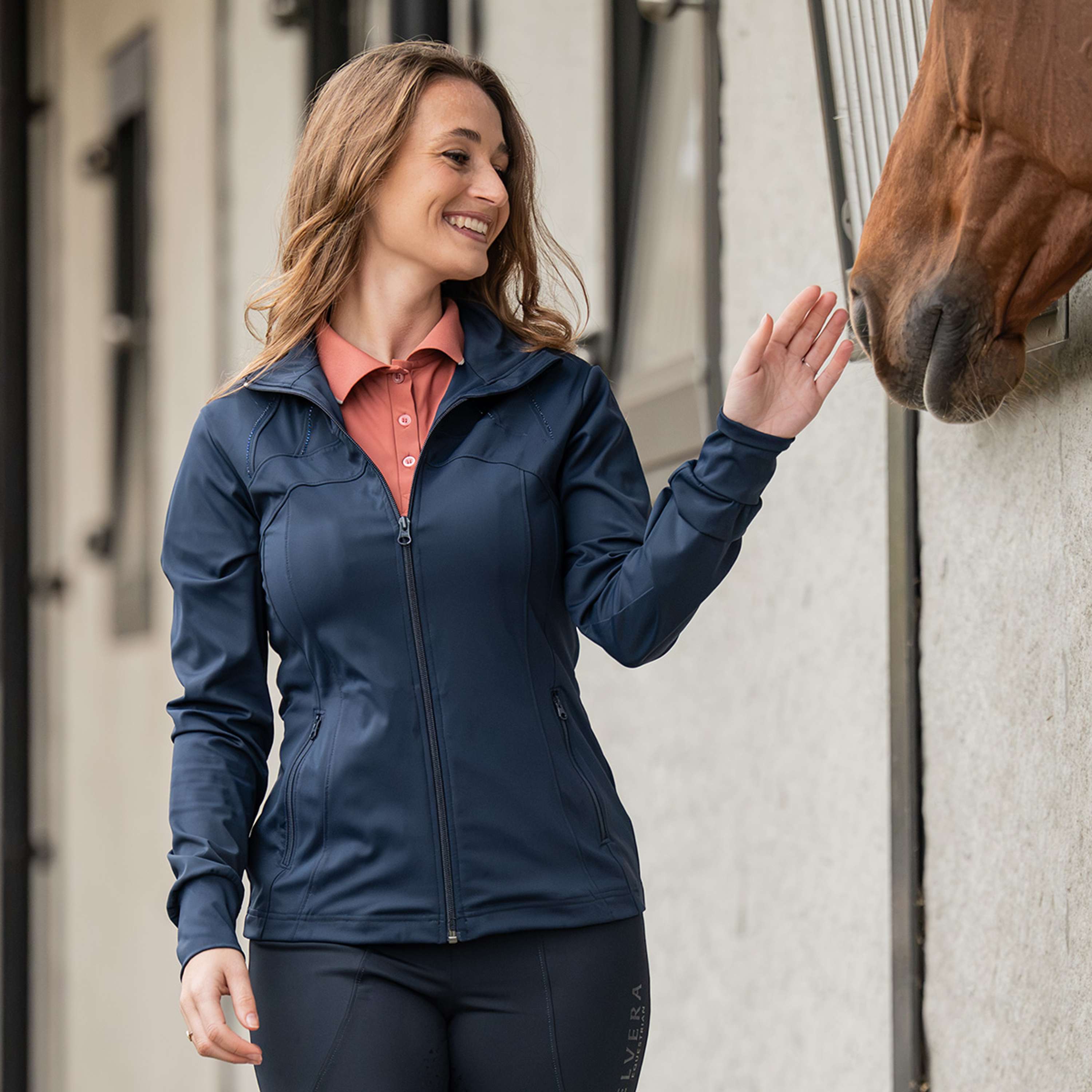 Elvera Equestrian Training Vest EEDemi Navy