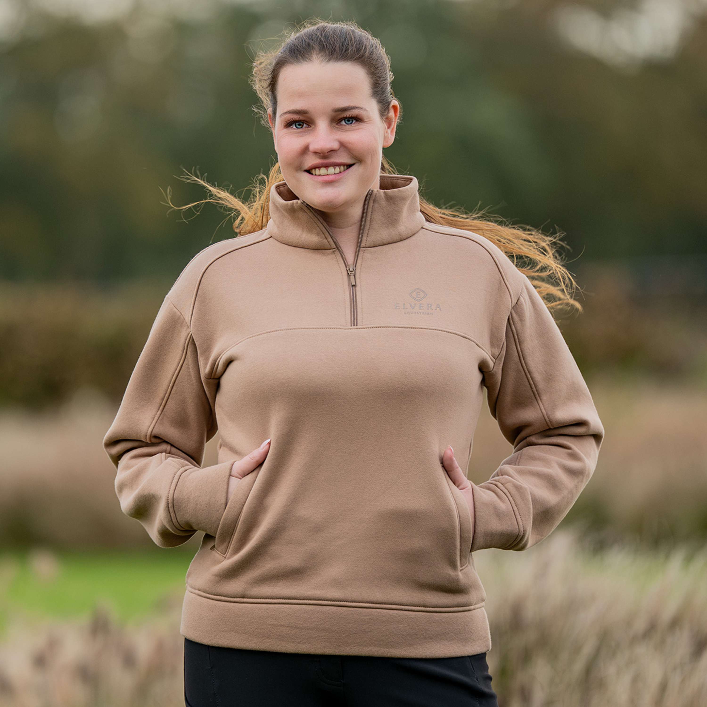 Elvera Equestrian Sweater EEHazardstory Latte