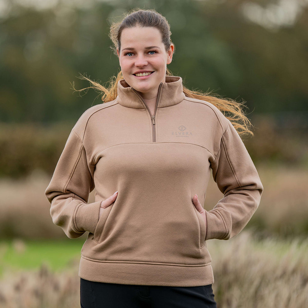 Elvera Equestrian Sweater EEHazardstory Latte