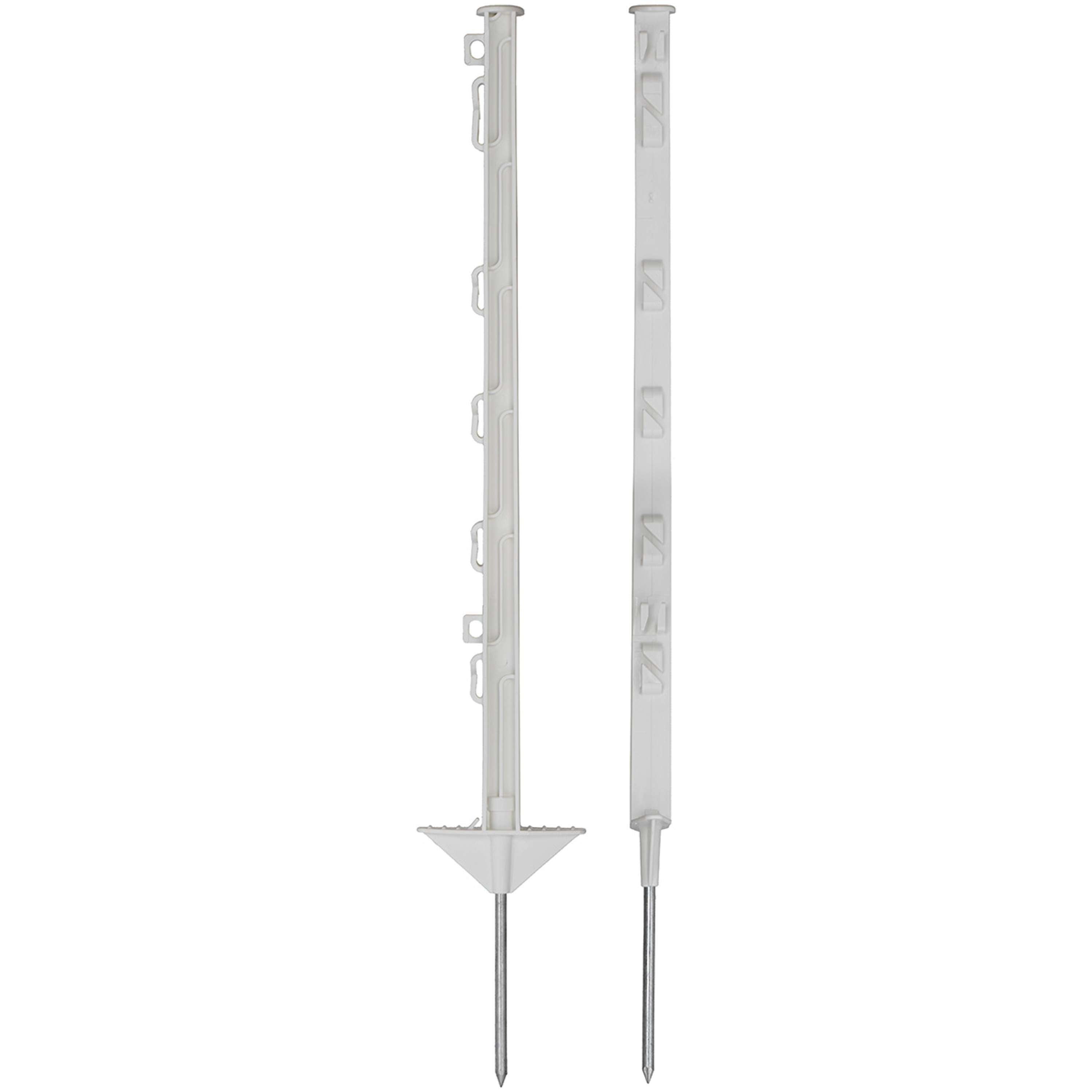 Agradi Power Classic Plastic Post Double 75cm 20 Pieces White