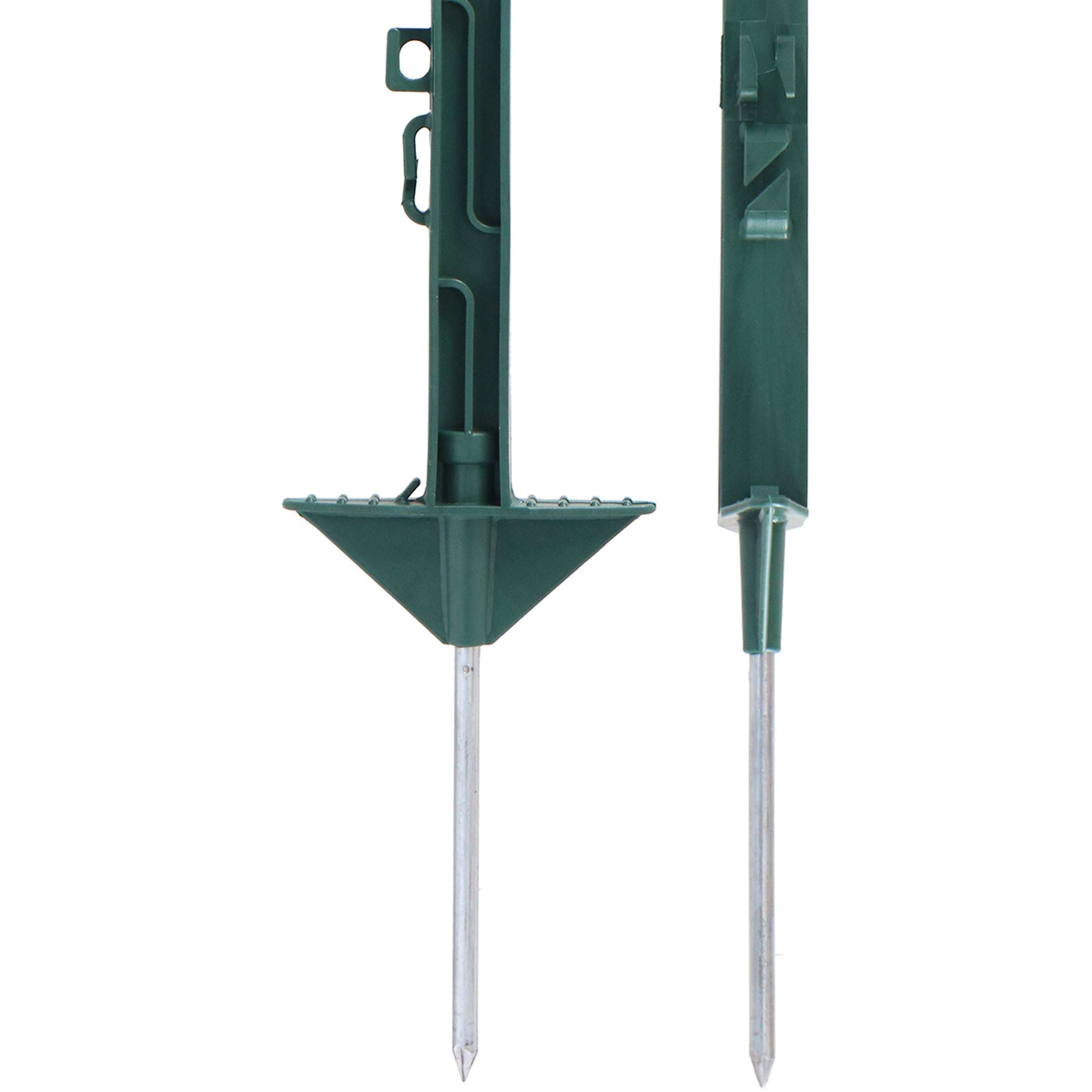 Agradi Power Classic Plastic Post Double 75cm 20 Pieces Green