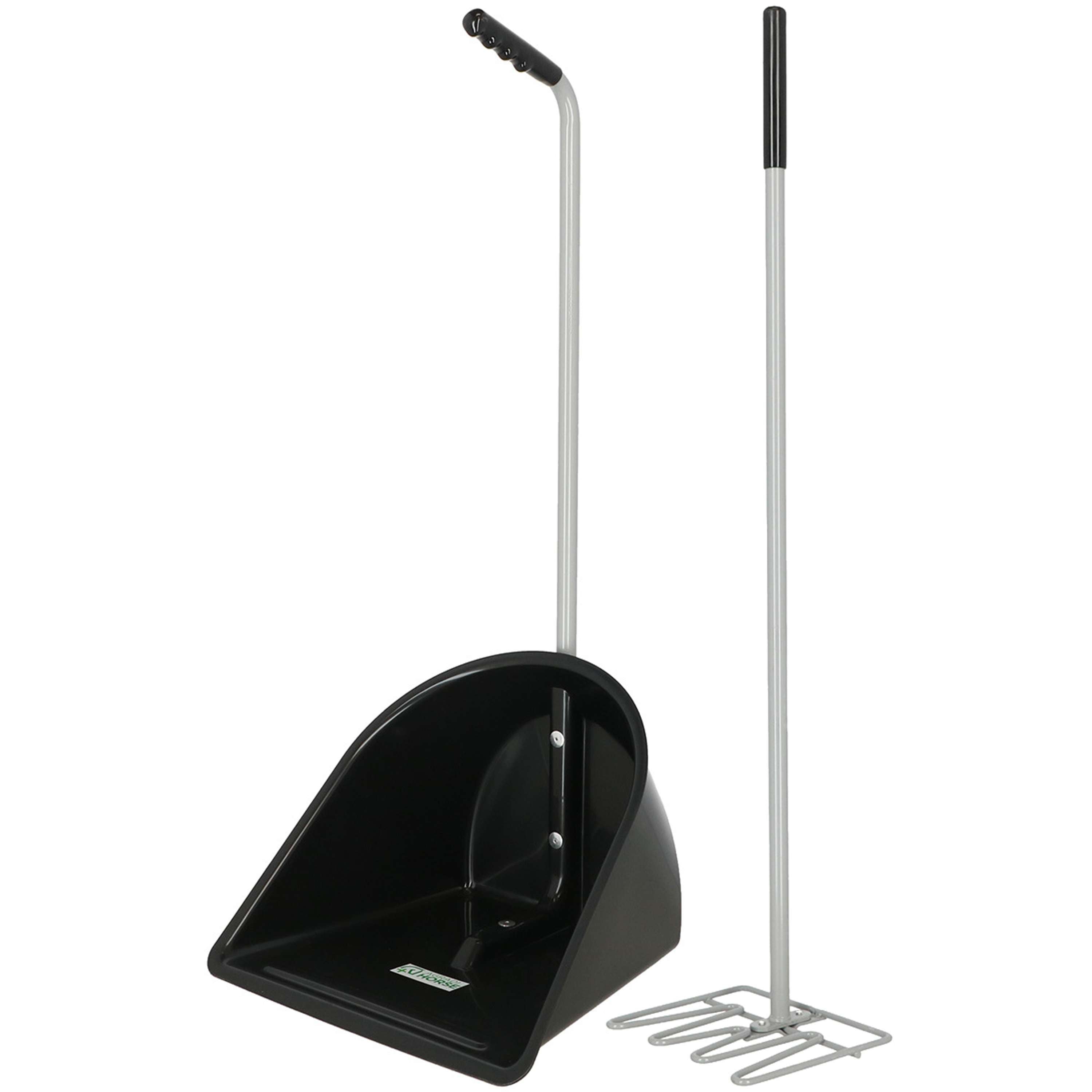 Agradi Horse Durable Strong Poop Scoop Complete Black