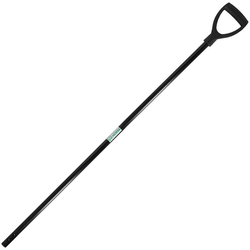 Agradi Horse Metal Handle D-Grip Black