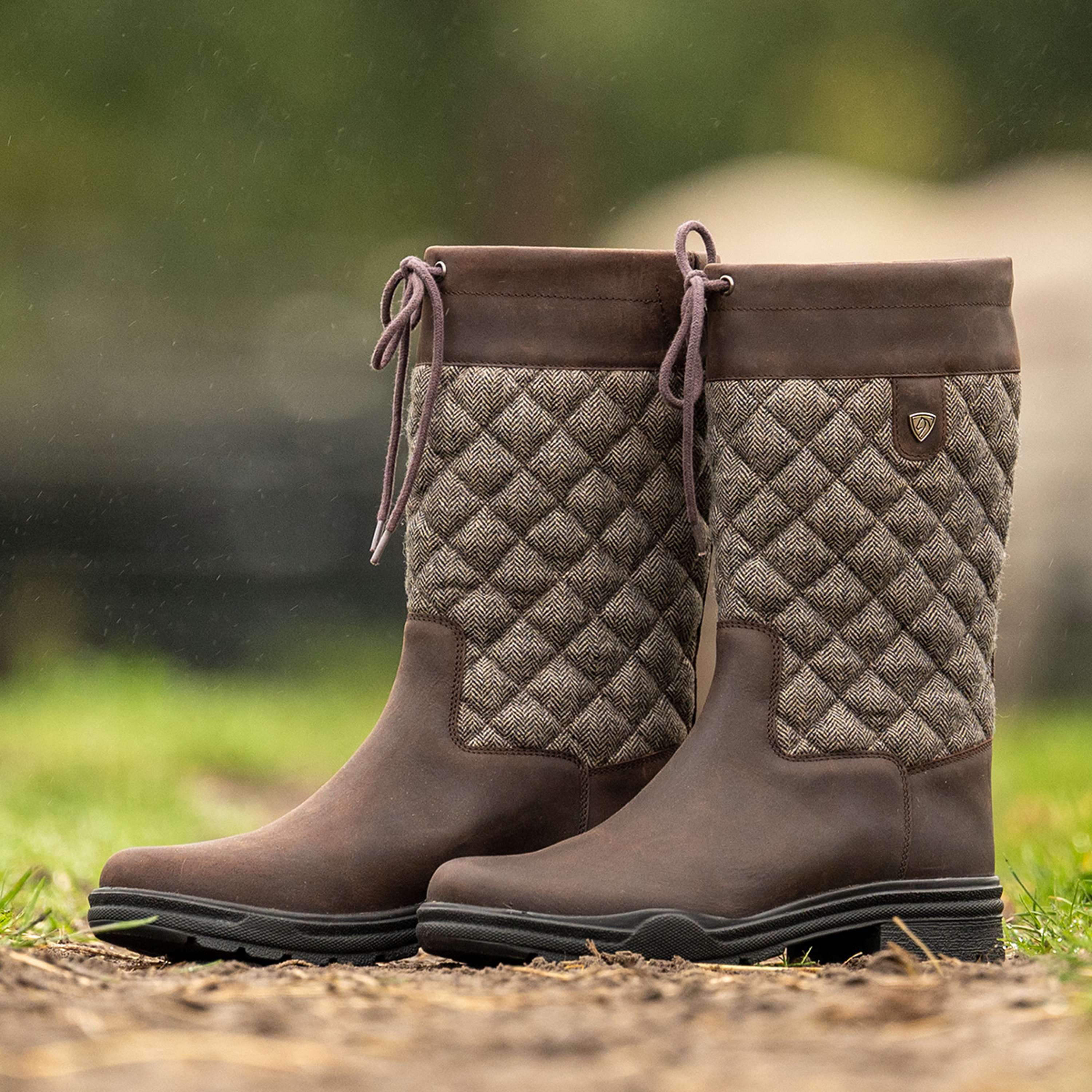 Velder Footwear Outdoor Boots Delphina Brown/Tweed